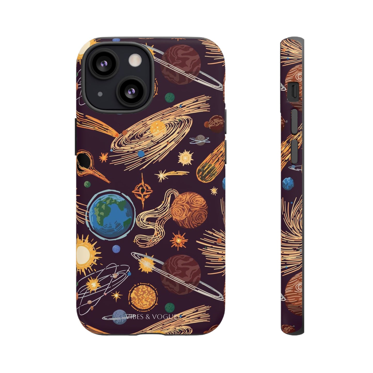 Space-Themed Phone Case - Cosmic Galaxy Design, Durable Protective Cover, Unique Gift, Celestial Lover's Accessory