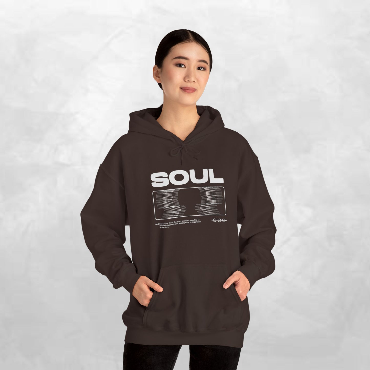 Soul Graphic Hoodie — Retro VHS Silhouette Streetwear