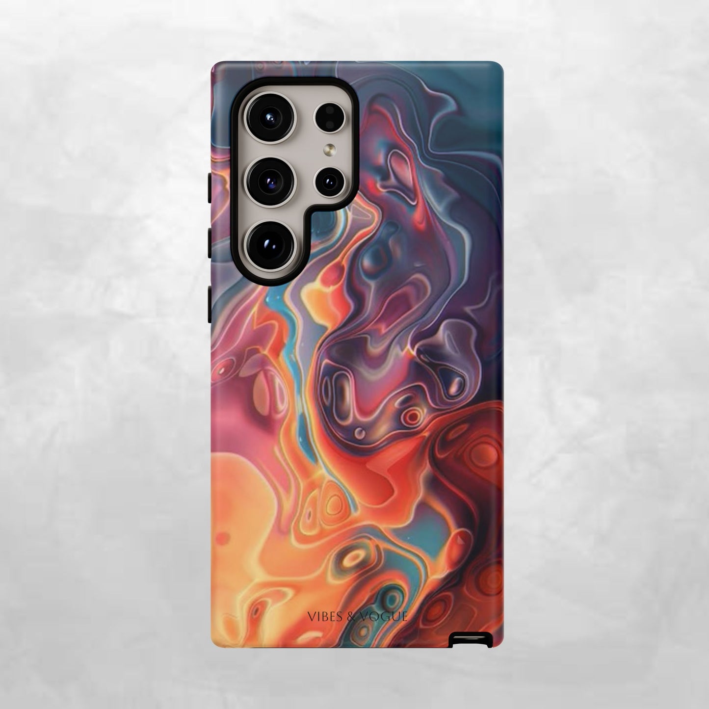 Colorful Phone Case, Abstract Print Cover, Tough Cases for Protection, Gift for Her, Modern Design, Trendy Mobile Accessory