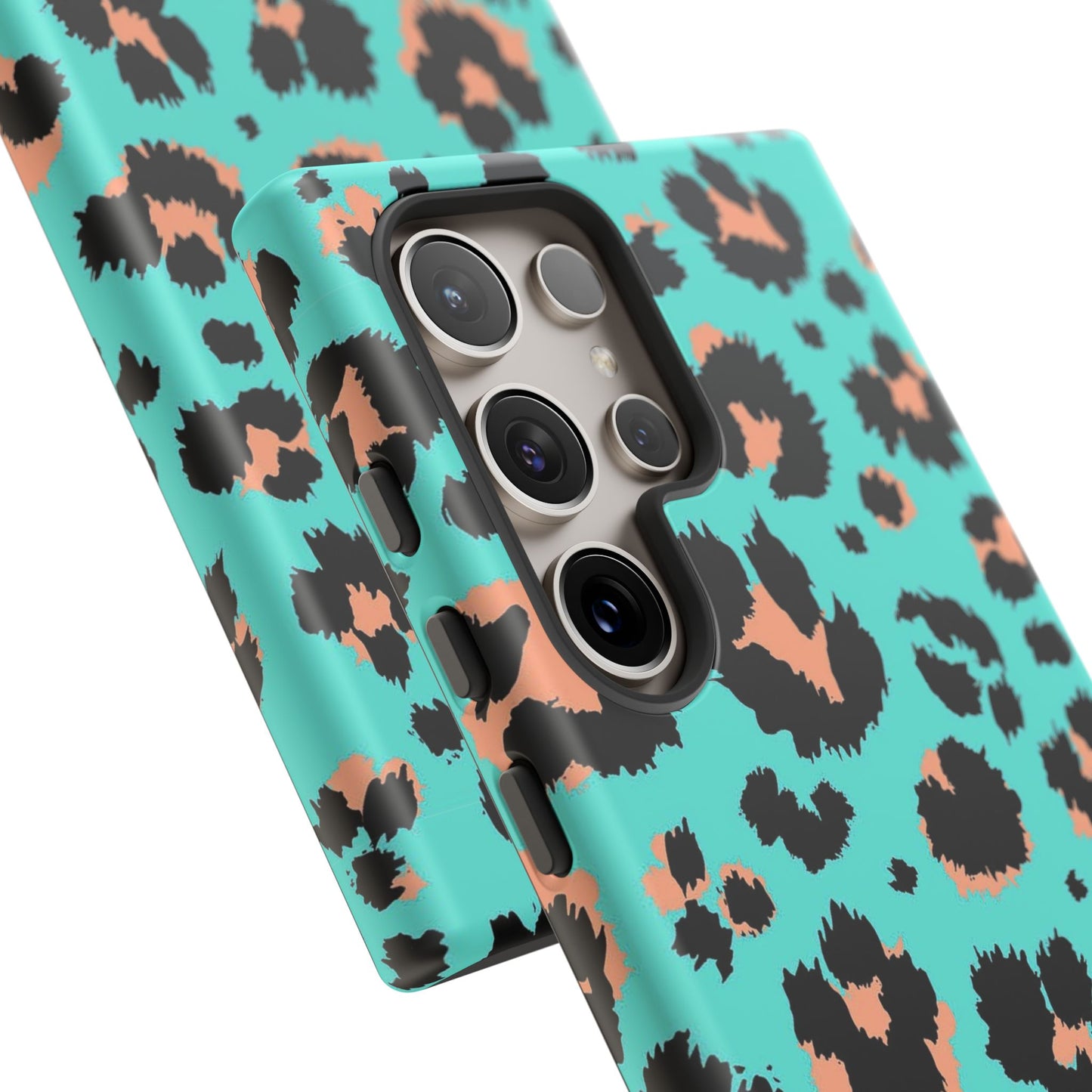Leopard Print Phone Case, Tough Phone Case, Wild Style Accessory, Animal Print Cover, Stylish Phone Protection