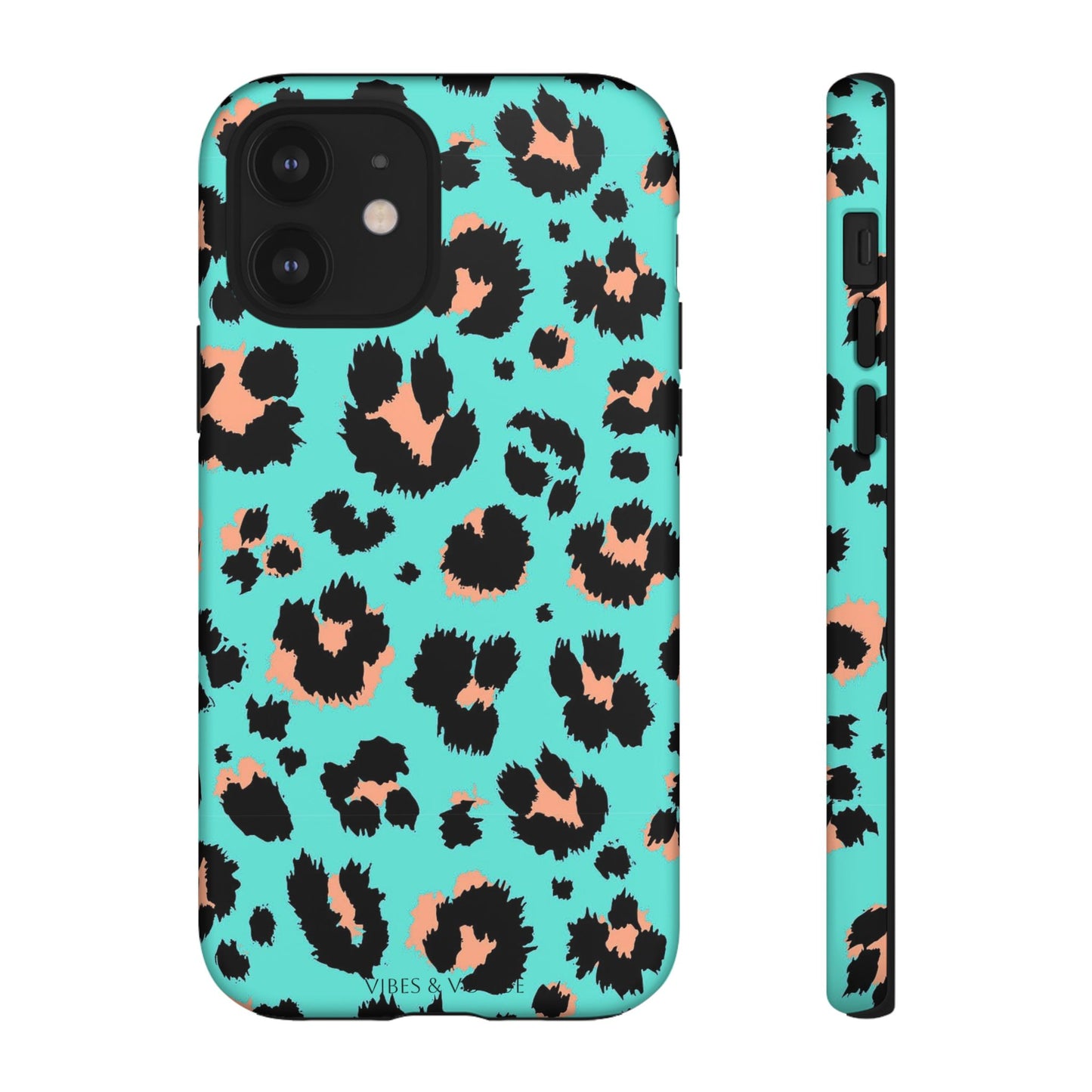 Leopard Print Phone Case, Tough Phone Case, Wild Style Accessory, Animal Print Cover, Stylish Phone Protection