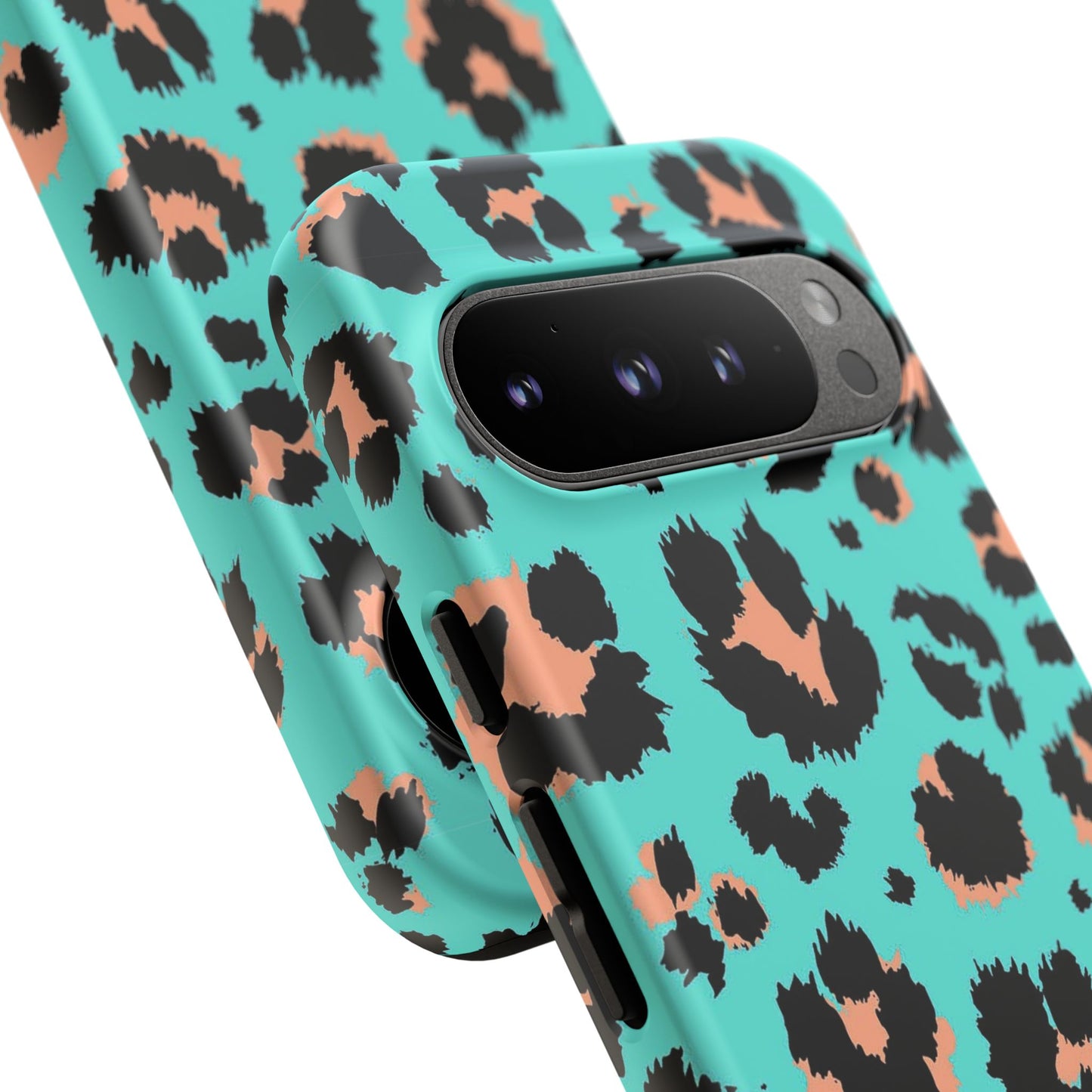 Leopard Print Phone Case, Tough Phone Case, Wild Style Accessory, Animal Print Cover, Stylish Phone Protection