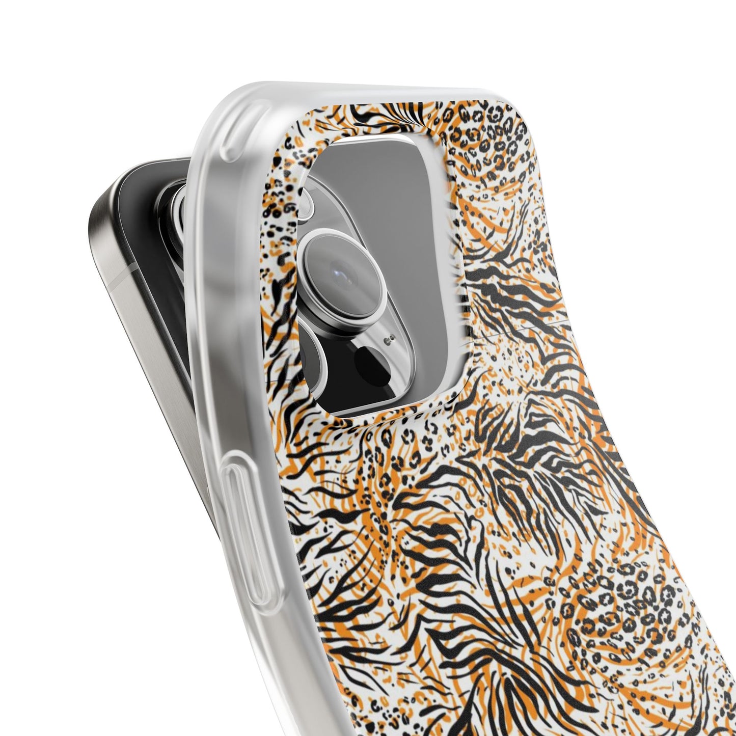 Wild Animal Print Flexi Case for iPhone - Fierce & Trendy Design