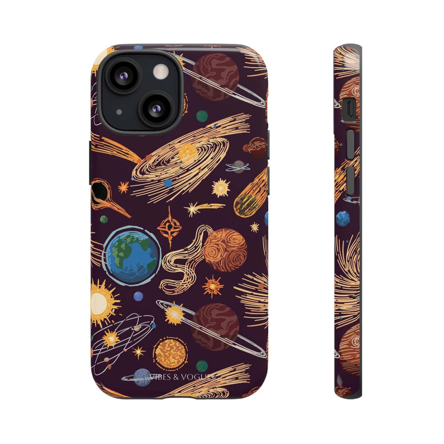 Space-Themed Phone Case - Cosmic Galaxy Design, Durable Protective Cover, Unique Gift, Celestial Lover's Accessory
