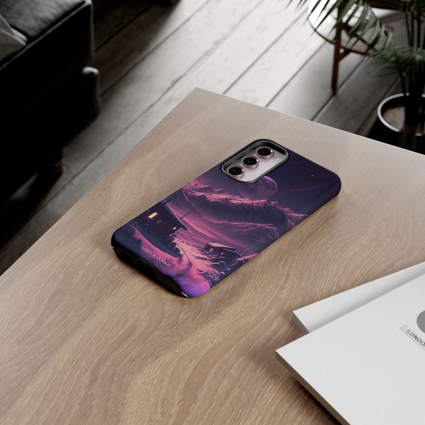 Futuristic Phone Case, Galaxy Aesthetic, Cosmic Art, Stylish Protection, Gifts for Tech Lovers