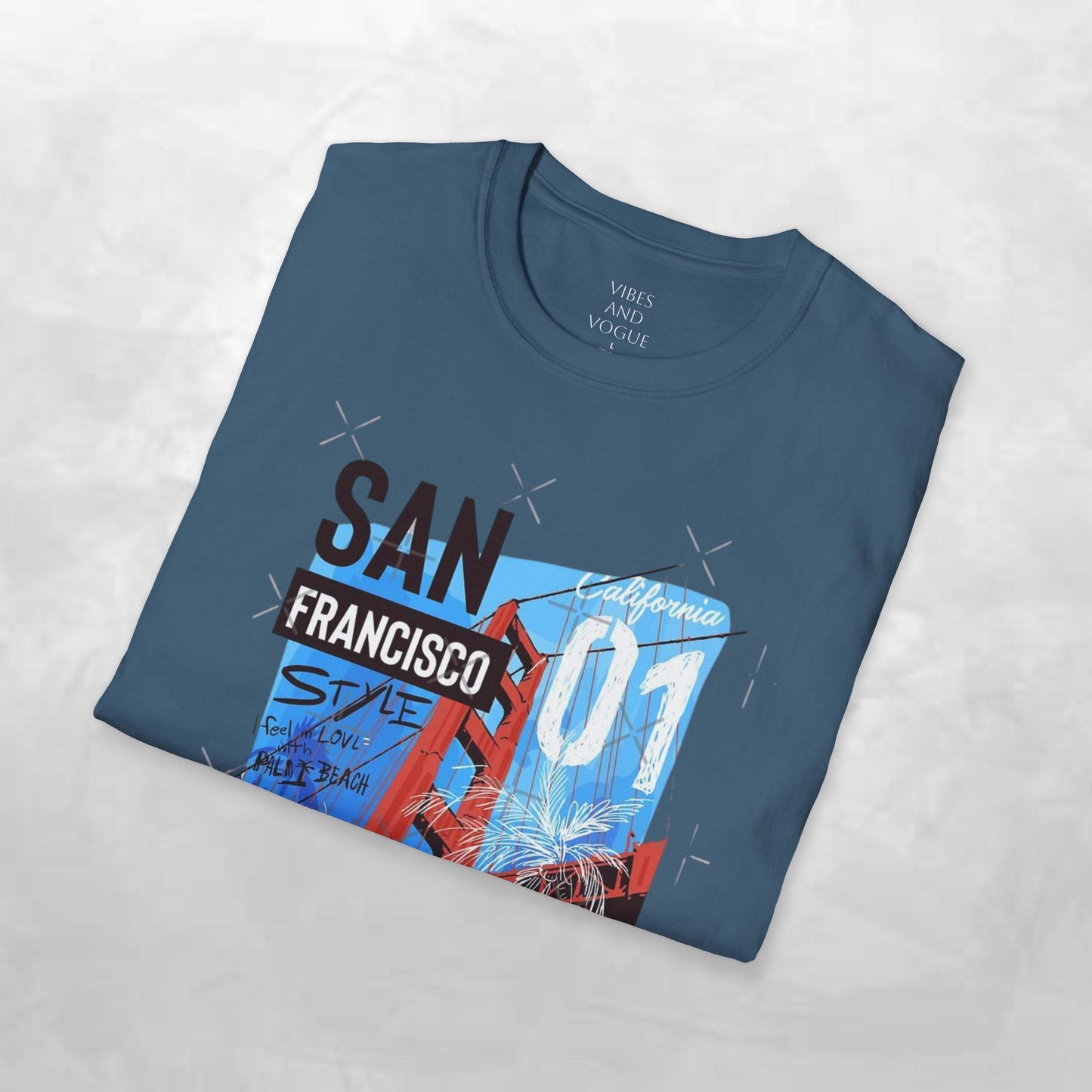 San Francisco Golden Gate Bridge Graphic T-Shirt — City Travel Tee
