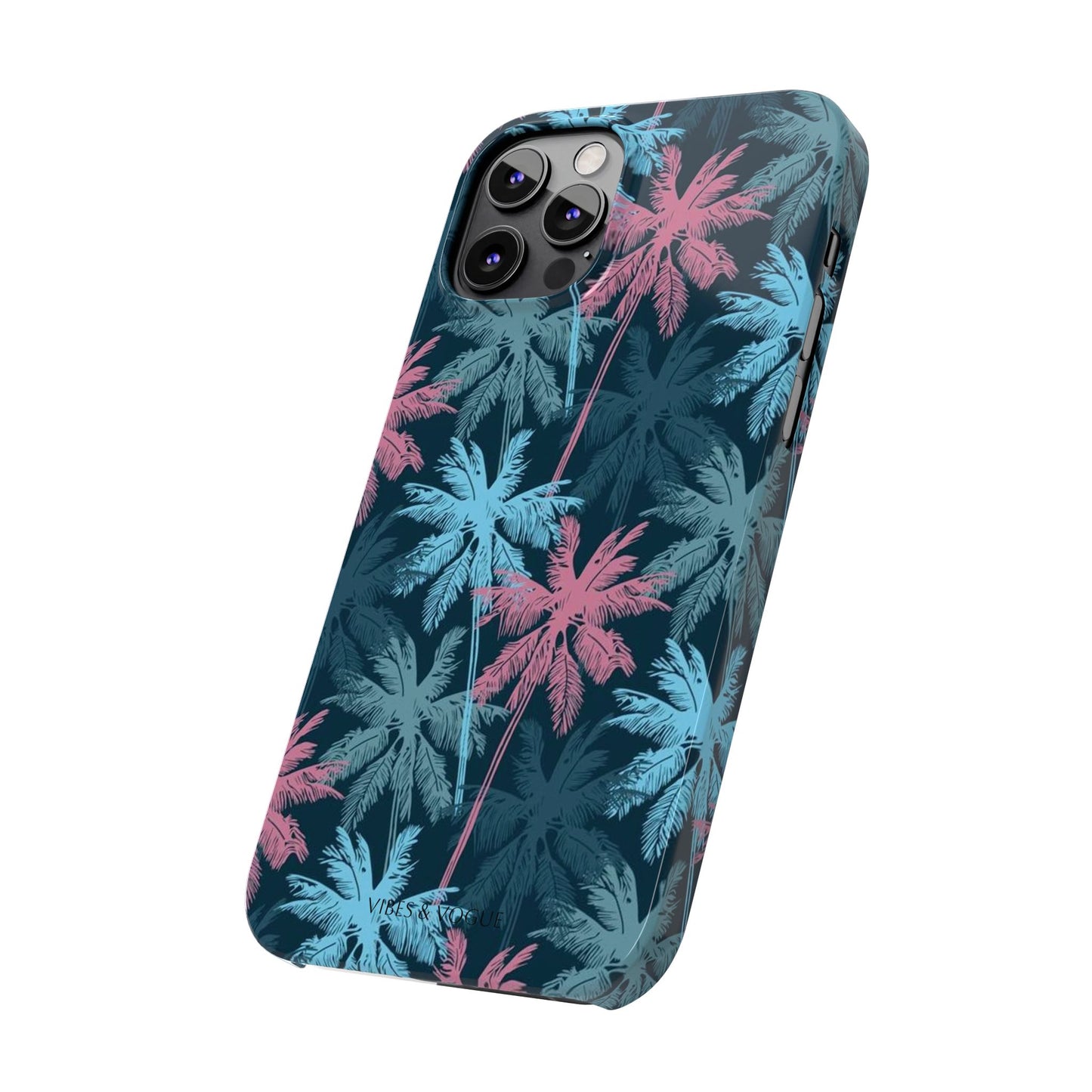 Tropical Vibes Slim Phone Case - Summer Botanical Design