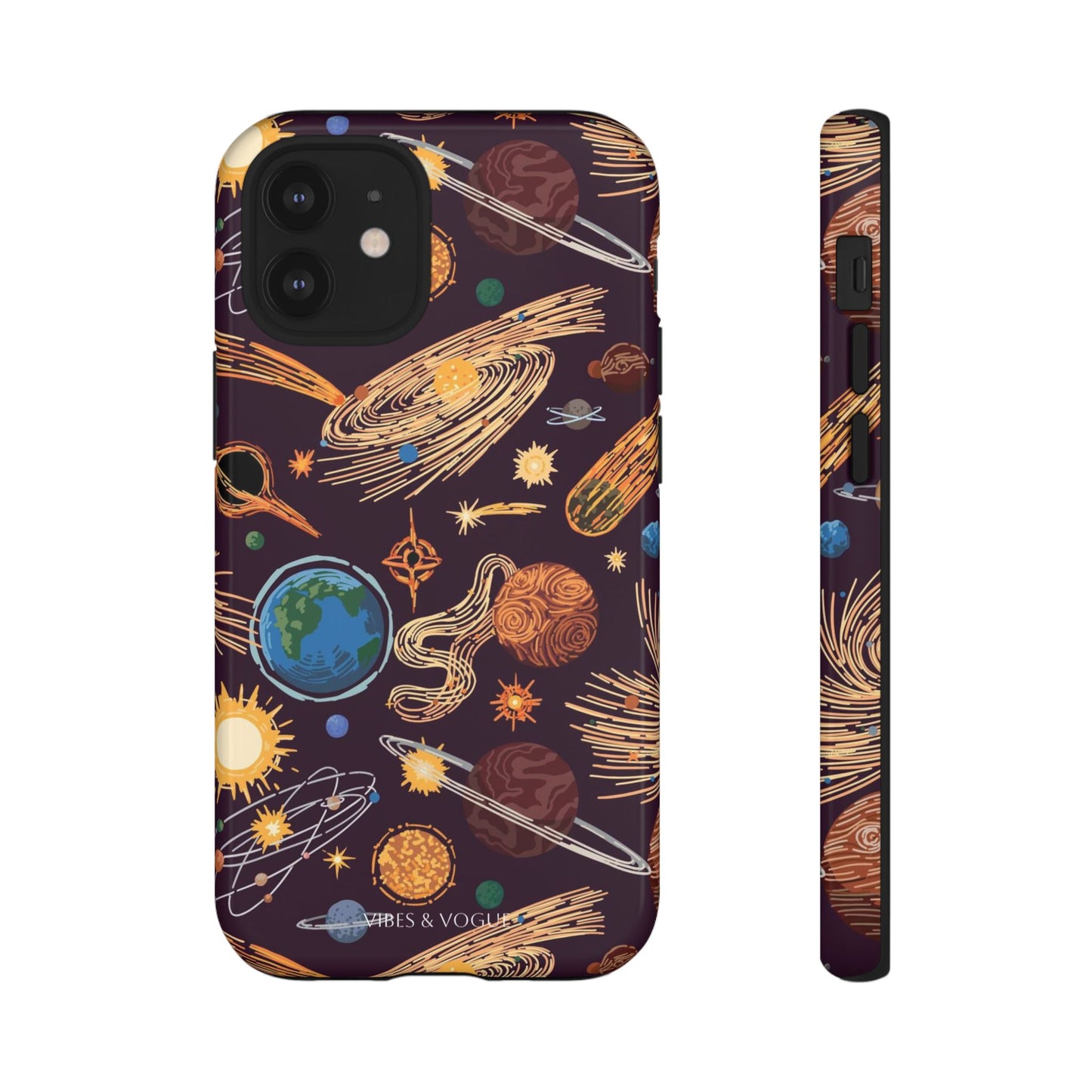 Space-Themed Phone Case - Cosmic Galaxy Design, Durable Protective Cover, Unique Gift, Celestial Lover's Accessory