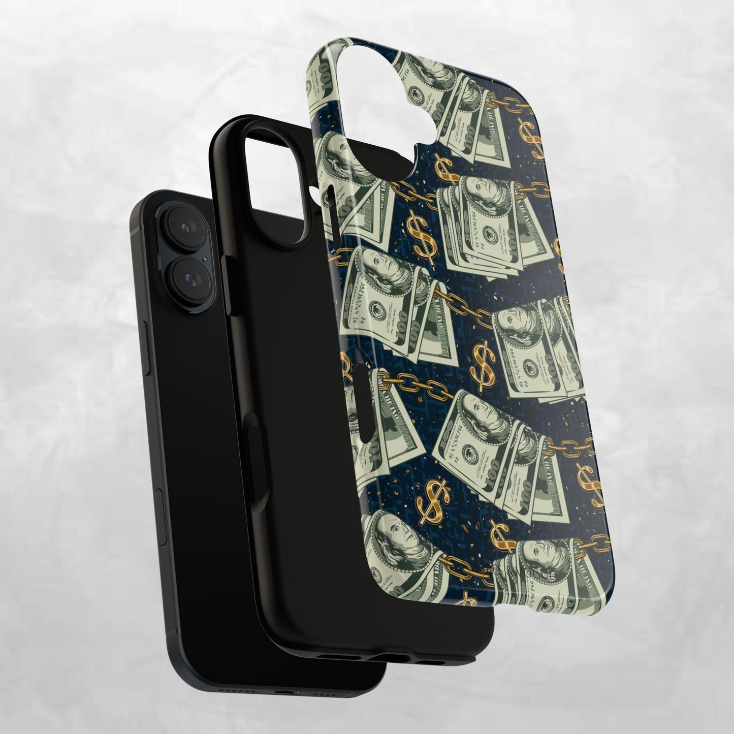 Money Motivation Phone Case, Tough Cases for iPhone, Money Design Phone Accessory, Trendy Tech Gifts, Unique Phone Cover