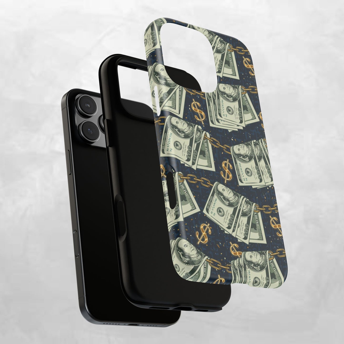 Money Motivation Phone Case, Tough Cases for iPhone, Money Design Phone Accessory, Trendy Tech Gifts, Unique Phone Cover