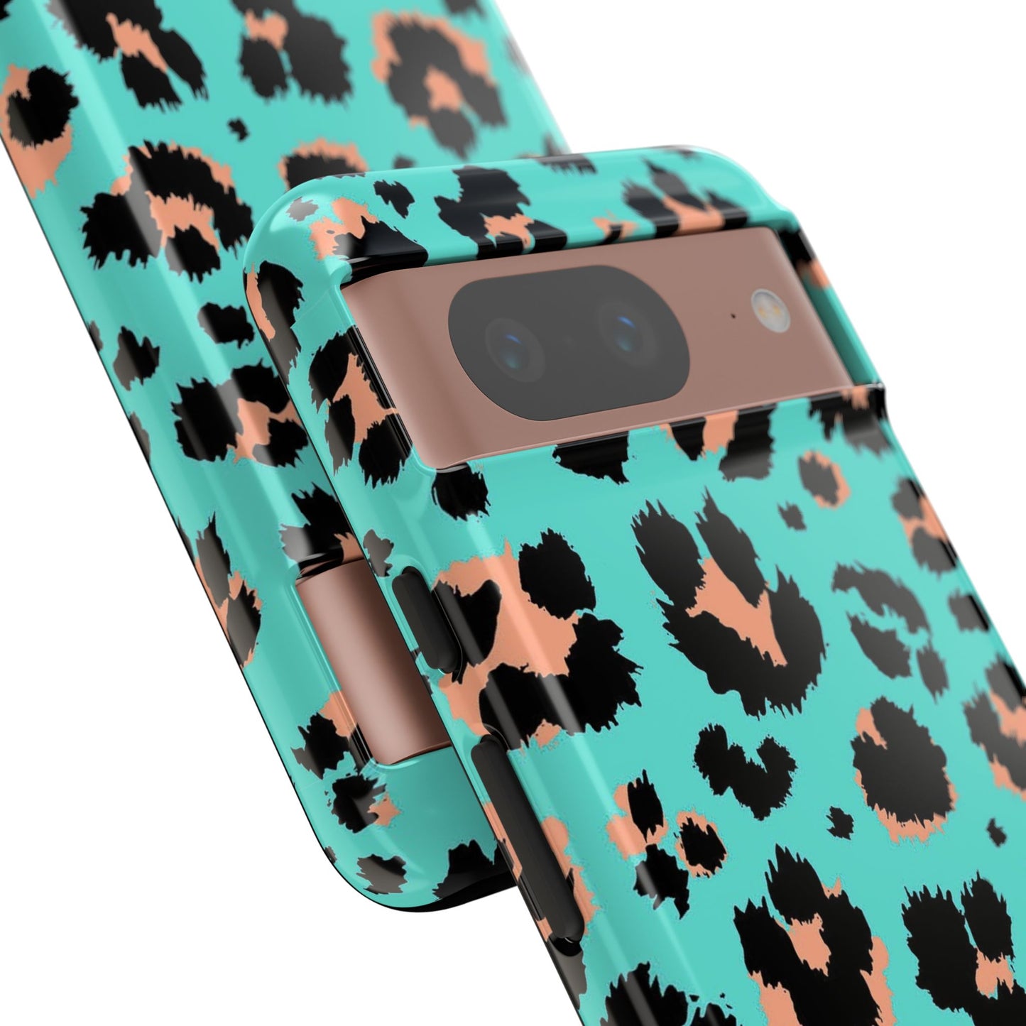 Leopard Print Phone Case, Tough Phone Case, Wild Style Accessory, Animal Print Cover, Stylish Phone Protection