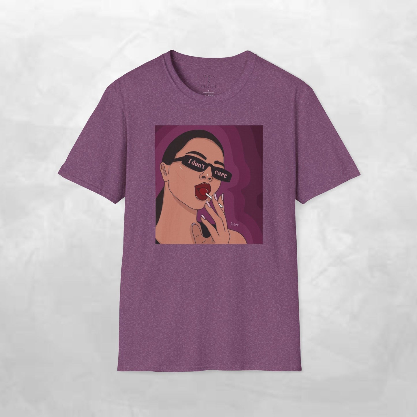 I Don't Care Graphic Unisex Softstyle T-Shirt – Casual Chic for Everyday Wear