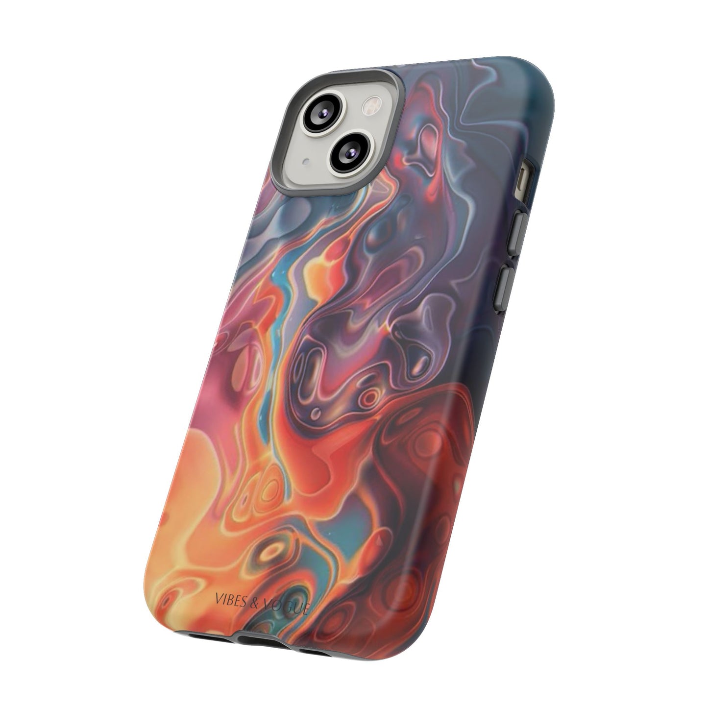 Colorful Phone Case, Abstract Print Cover, Tough Cases for Protection, Gift for Her, Modern Design, Trendy Mobile Accessory