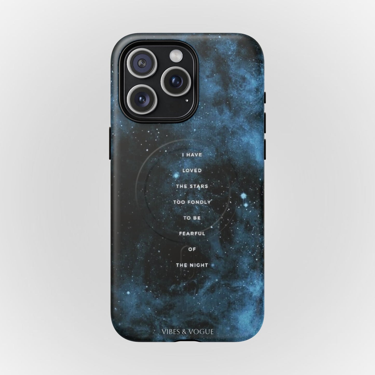 Galaxy-Inspired Tough Magnetic Phone Case - "I Have Loved the Stars"