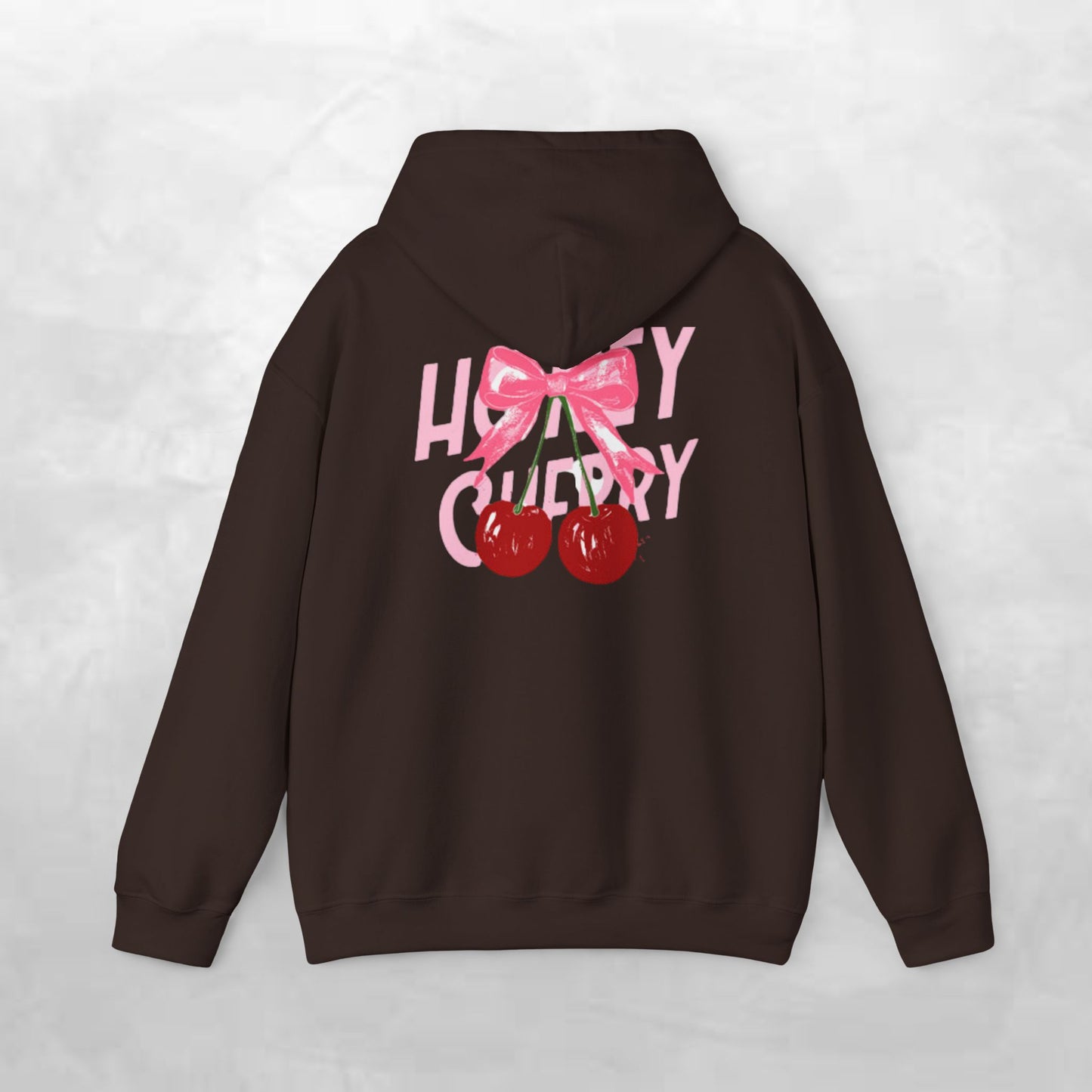 Cherry Bow Unisex Hoodie - Sweet, Cozy Style for Spring, Casual Wear, Gift for Birthdays, Summer Fun, Festival Fashion