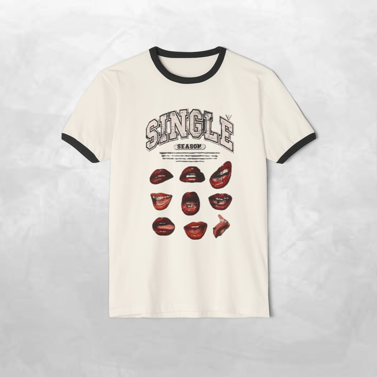 Retro Vibes & Vogue Unisex Cotton Ringer T-Shirt