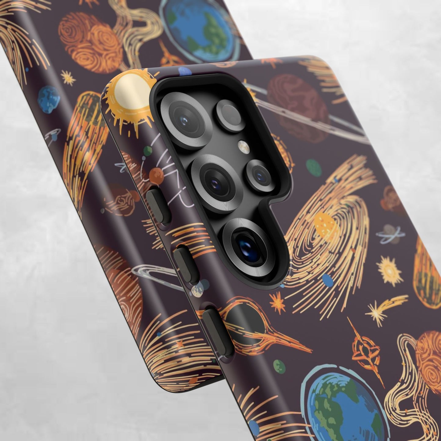 Space-Themed Phone Case - Cosmic Galaxy Design, Durable Protective Cover, Unique Gift, Celestial Lover's Accessory