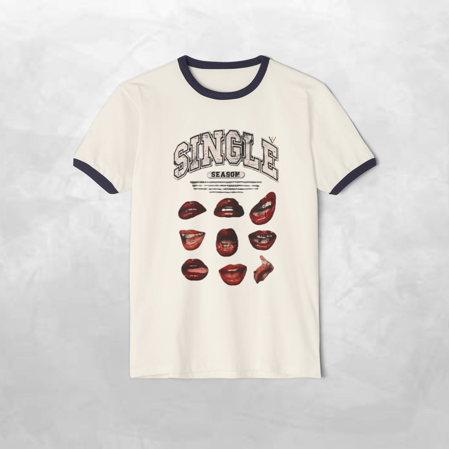 Retro Vibes & Vogue Unisex Cotton Ringer T-Shirt