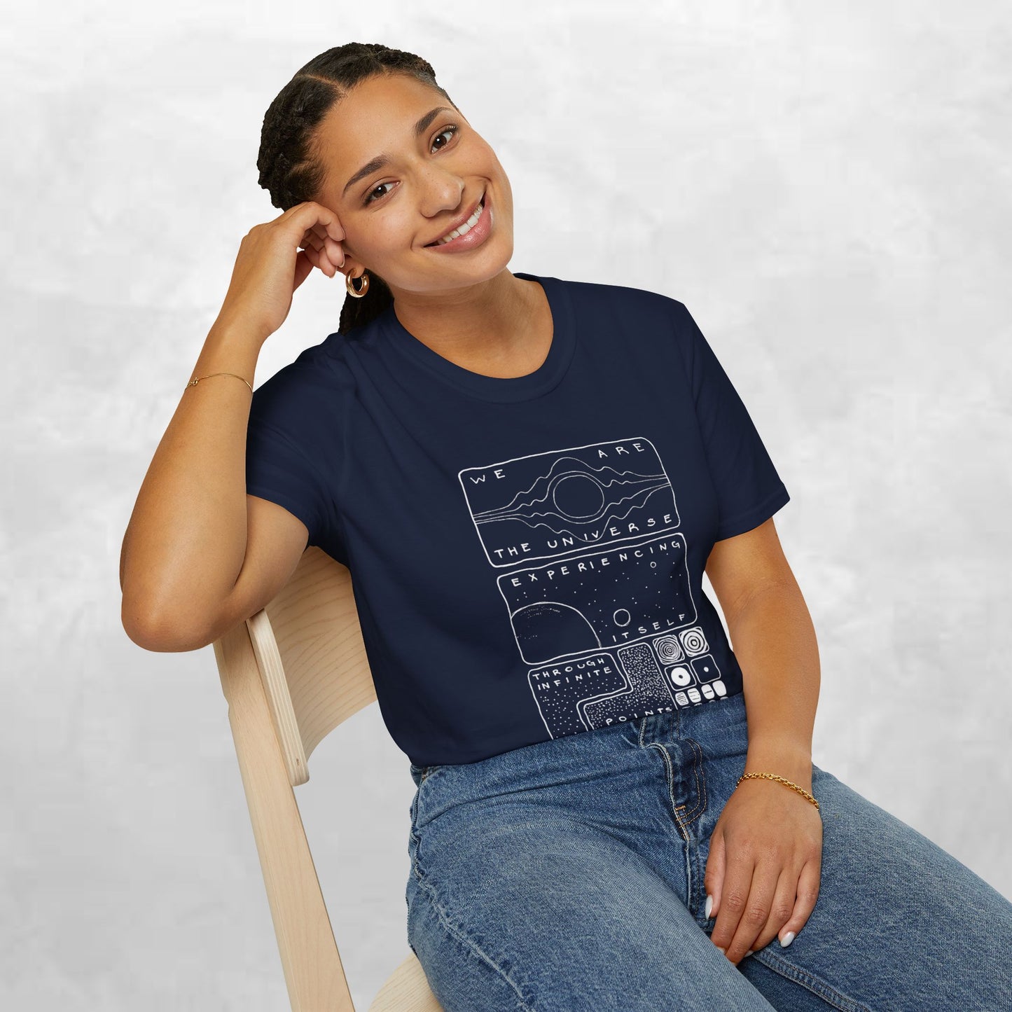 Cosmic Diagram T-Shirt — "We Are The Universe" Astral Graphic Tee