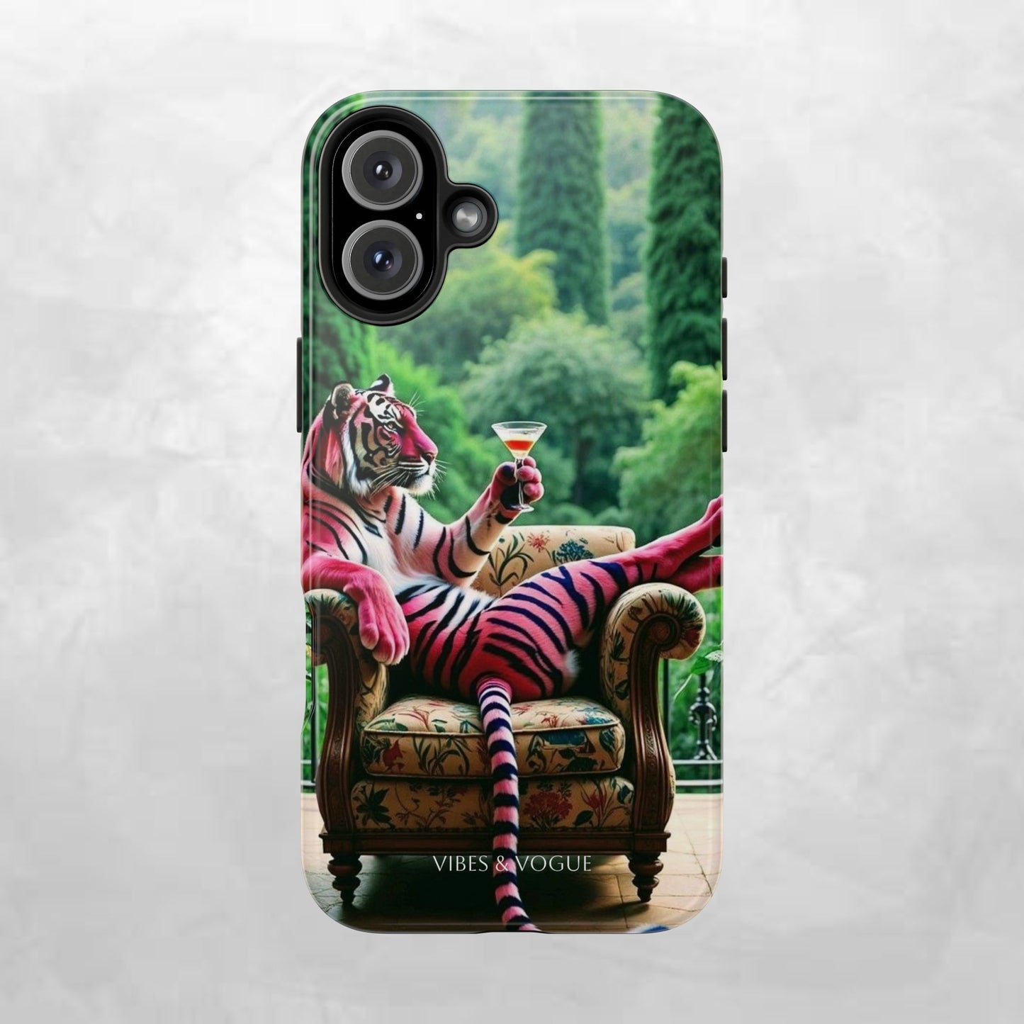 Relaxed Tiger Phone Case | Tough Case for Animal Lovers, Unique Gift for Friends, Stylish Tech Accessories, Fun Phone Cover, Vibrant Design