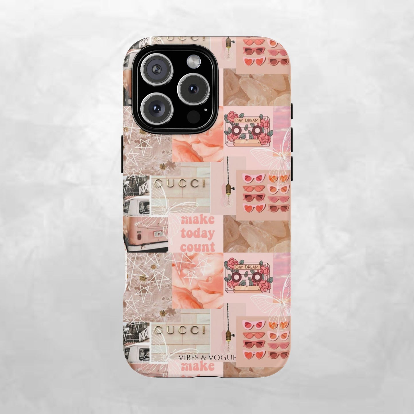 Stylish Phone Case for Trendsetters, Customizable Smartphone Cover, Vibes & Vogue Design, Floral Aesthetic Gift, Unique Tech Accessory