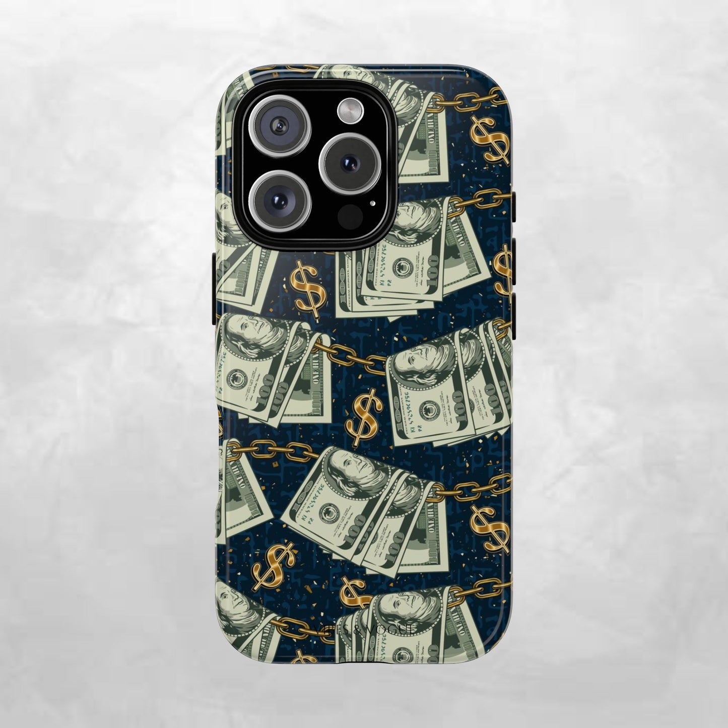 Money Motivation Phone Case, Tough Cases for iPhone, Money Design Phone Accessory, Trendy Tech Gifts, Unique Phone Cover
