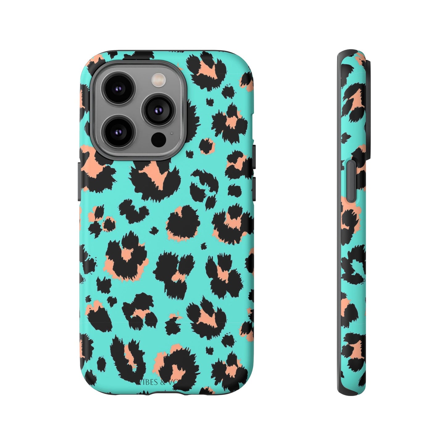 Leopard Print Phone Case, Tough Phone Case, Wild Style Accessory, Animal Print Cover, Stylish Phone Protection