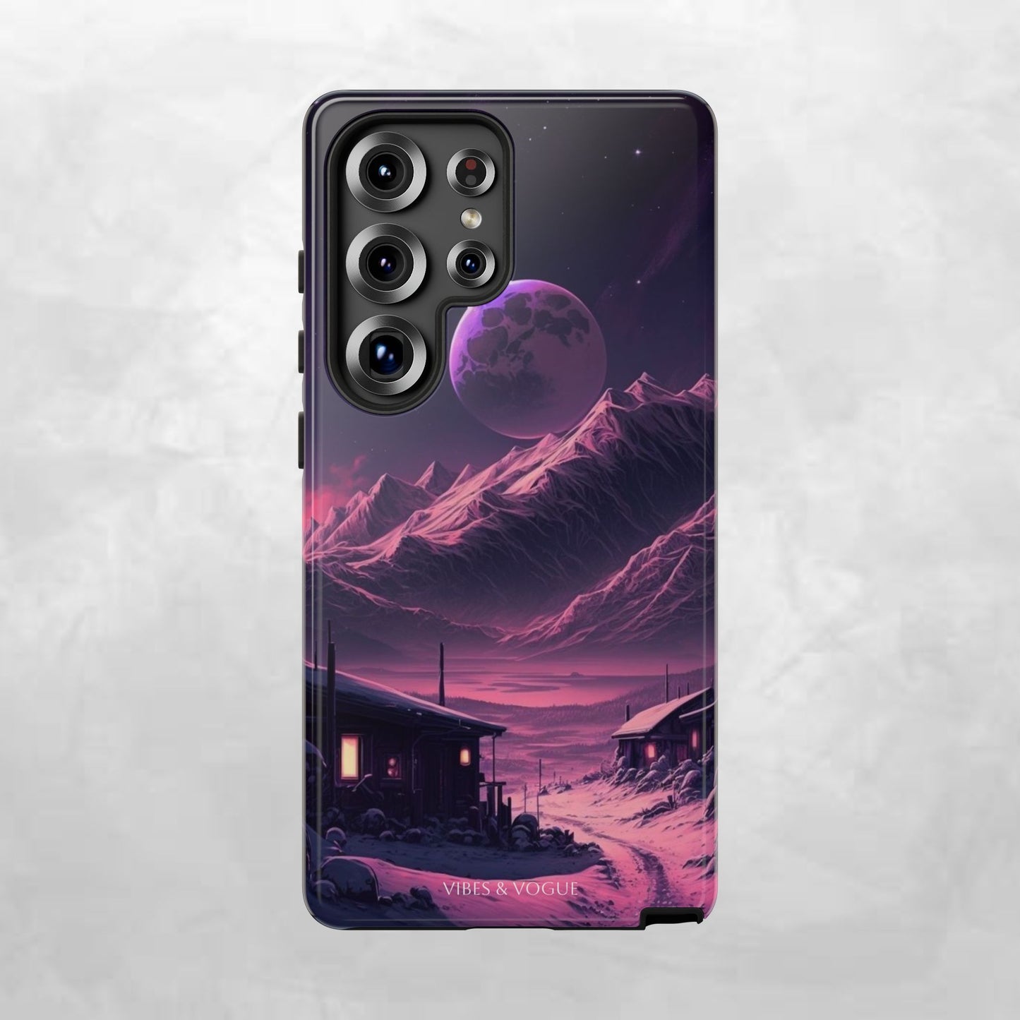 Futuristic Phone Case, Galaxy Aesthetic, Cosmic Art, Stylish Protection, Gifts for Tech Lovers