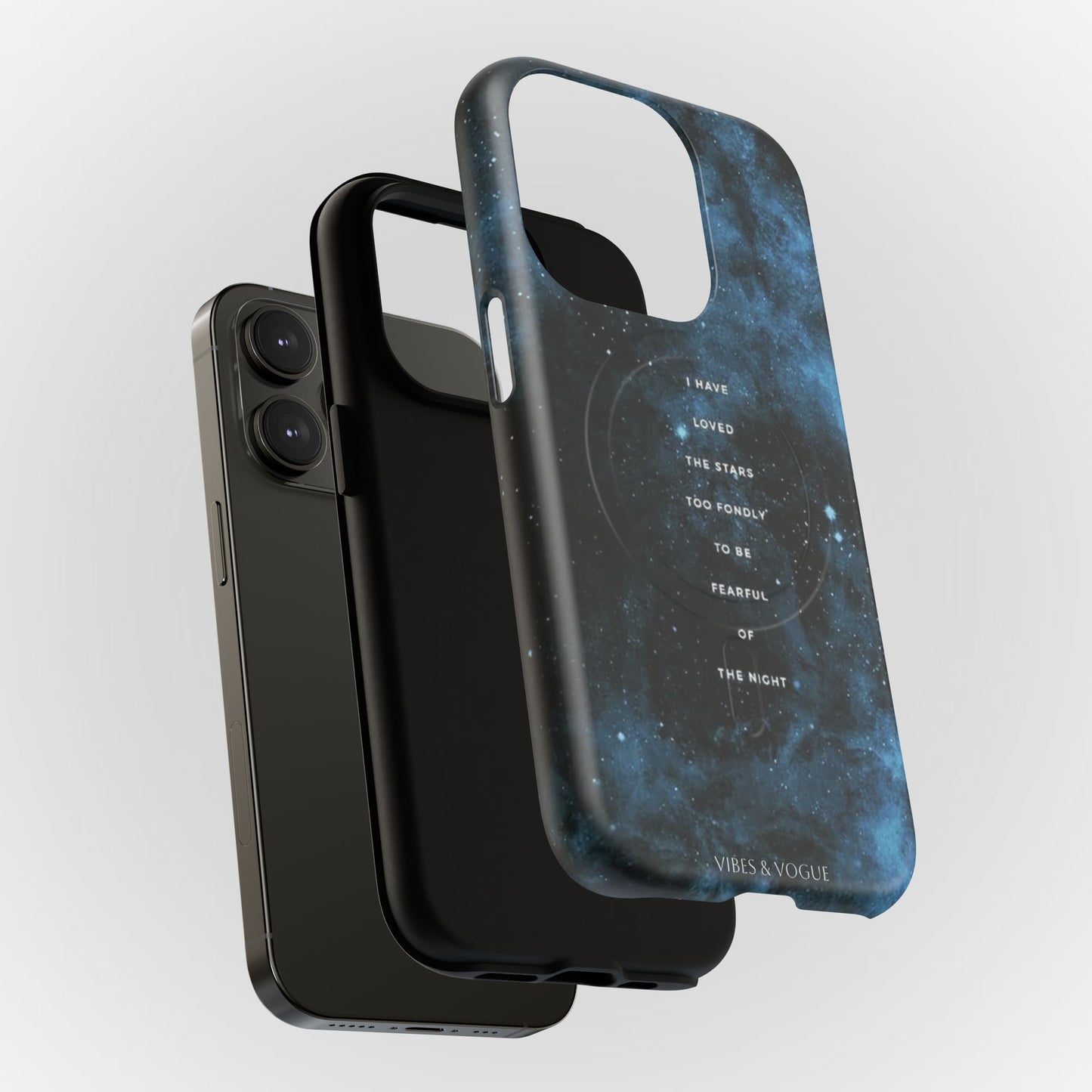 Galaxy-Inspired Tough Magnetic Phone Case - "I Have Loved the Stars"