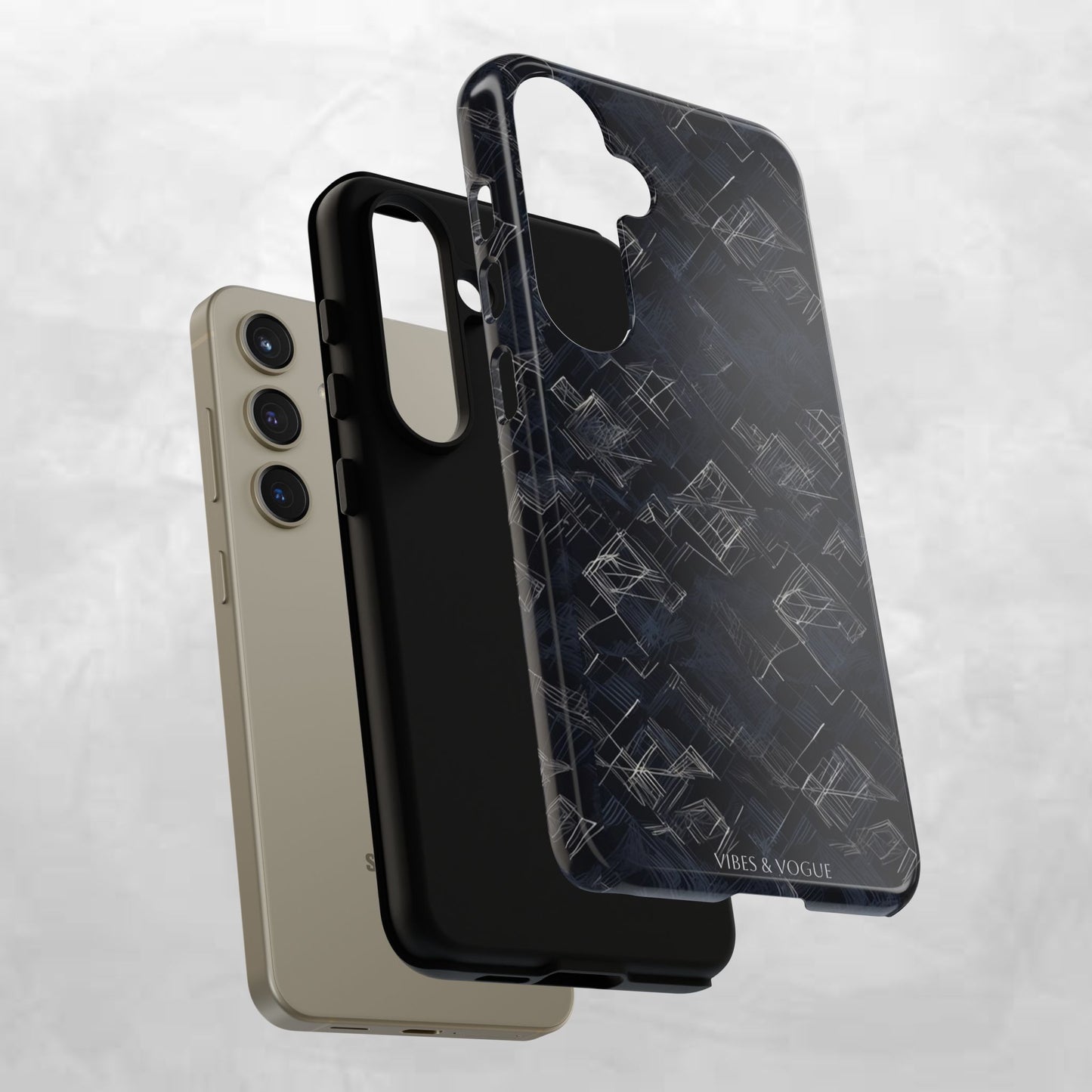 Tough Cases: Modern Geometric Phone Case - Durable, Stylish Protection