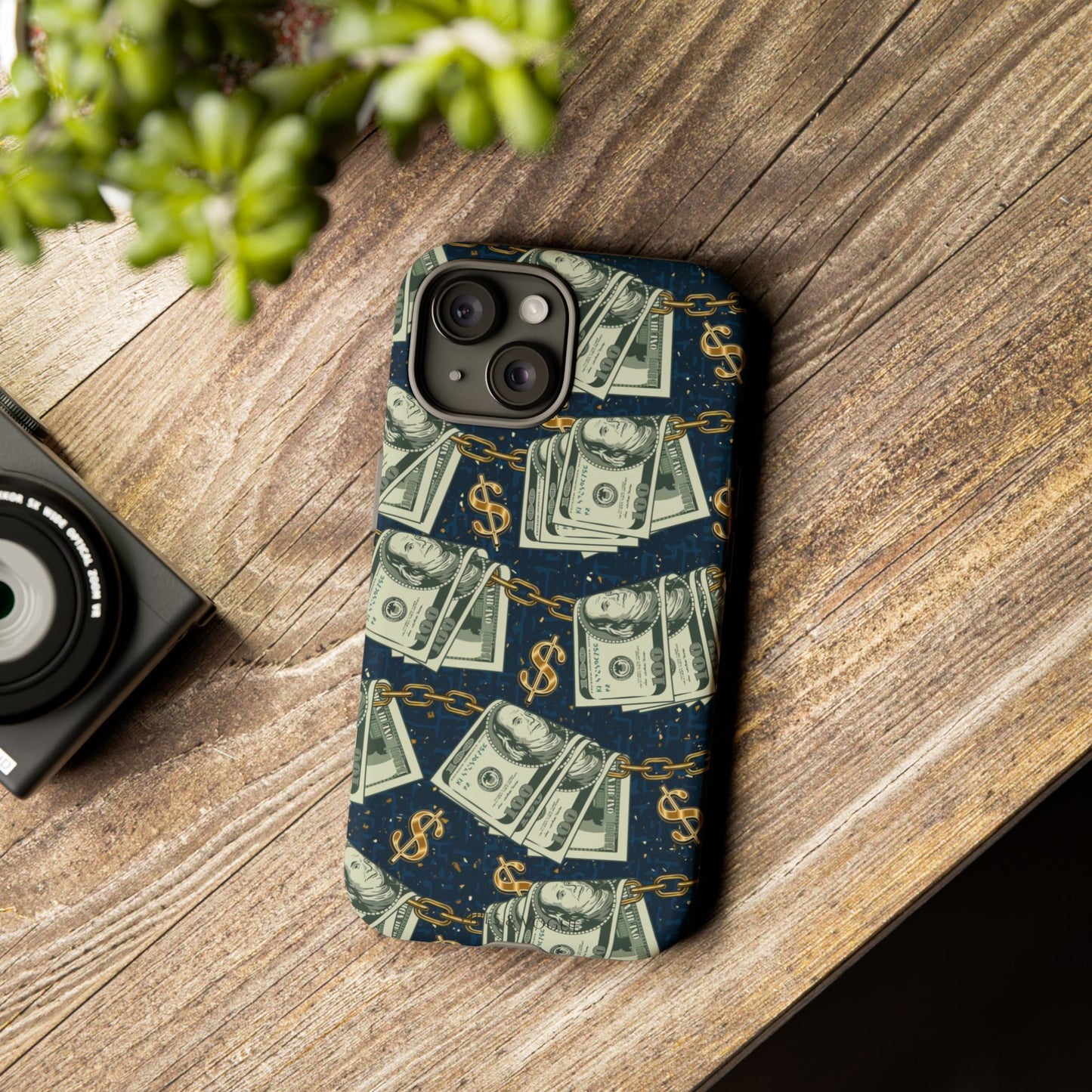 Money Motivation Phone Case, Tough Cases for iPhone, Money Design Phone Accessory, Trendy Tech Gifts, Unique Phone Cover