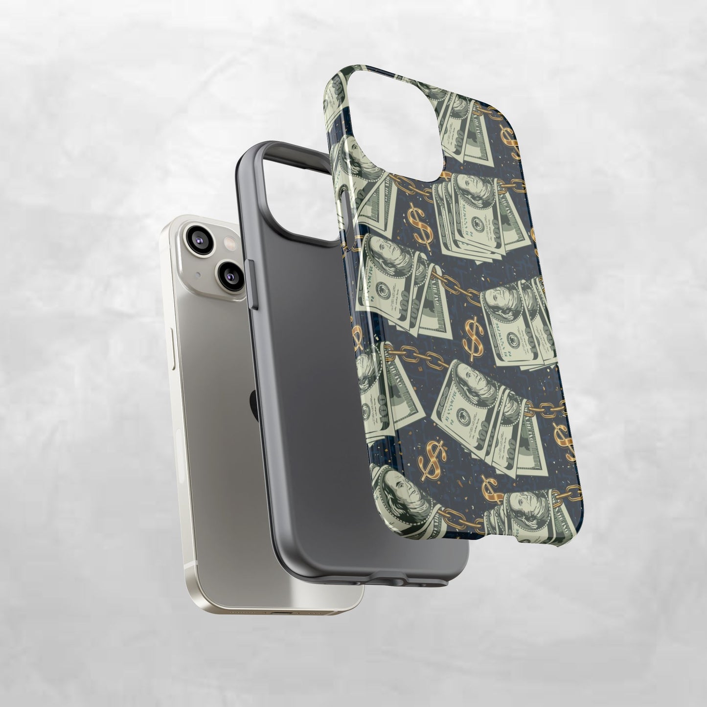 Money Motivation Phone Case, Tough Cases for iPhone, Money Design Phone Accessory, Trendy Tech Gifts, Unique Phone Cover