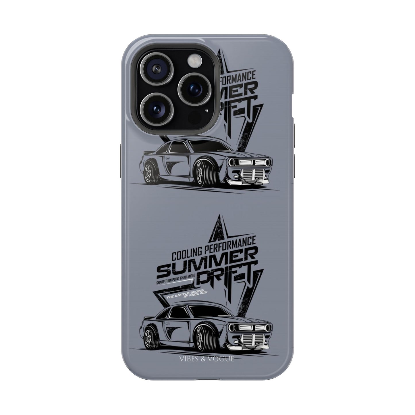 Summer Drift Racing Impact-Resistant Phone Case
