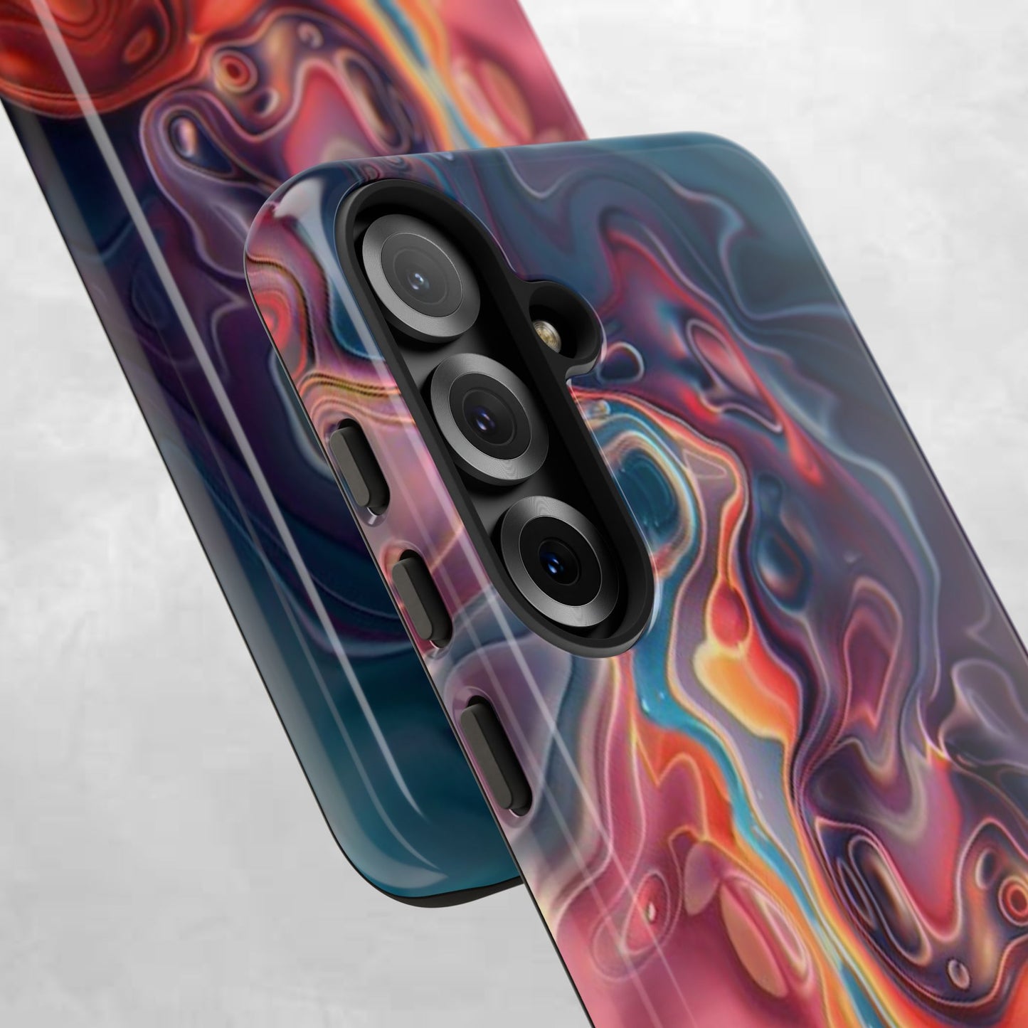 Colorful Phone Case, Abstract Print Cover, Tough Cases for Protection, Gift for Her, Modern Design, Trendy Mobile Accessory