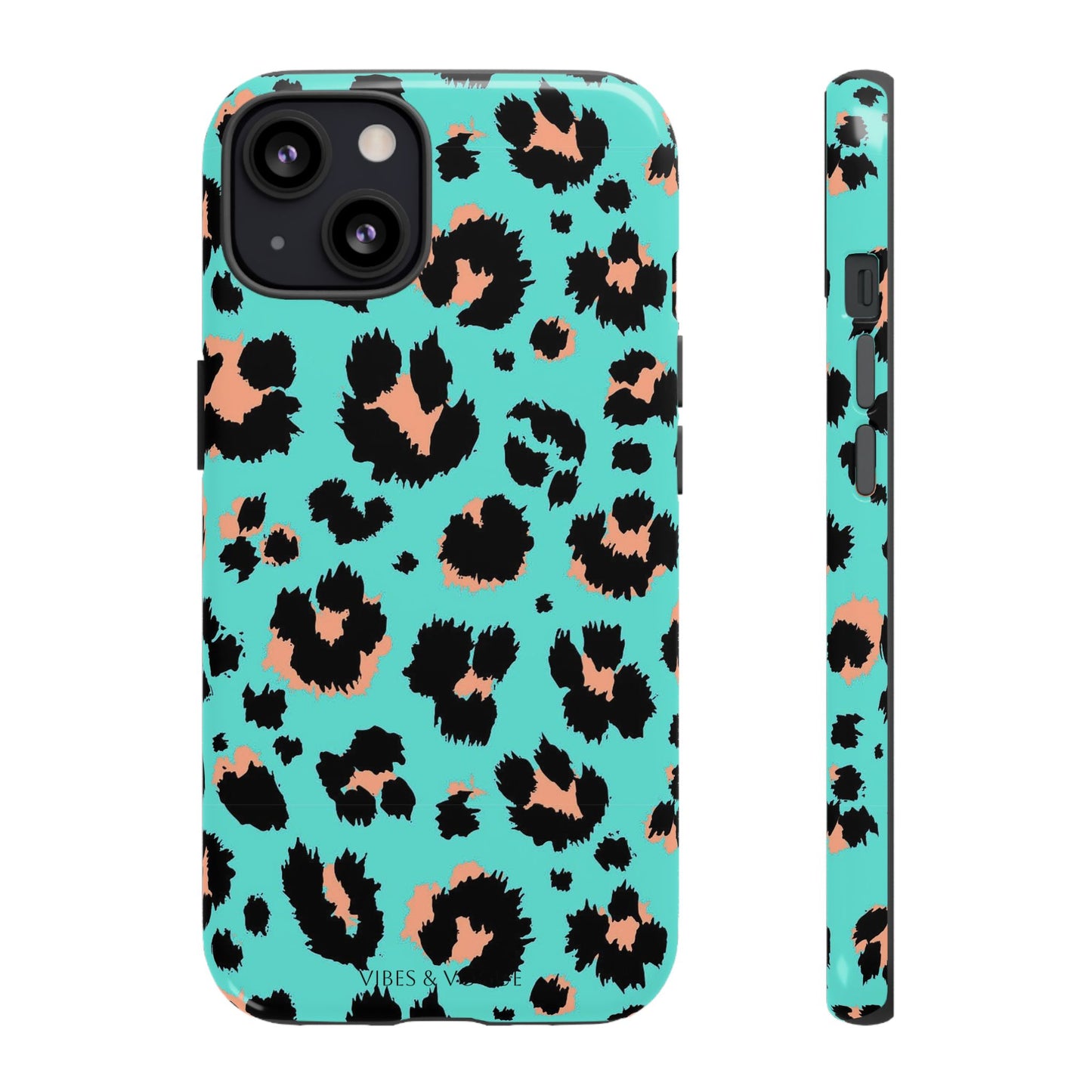 Leopard Print Phone Case, Tough Phone Case, Wild Style Accessory, Animal Print Cover, Stylish Phone Protection