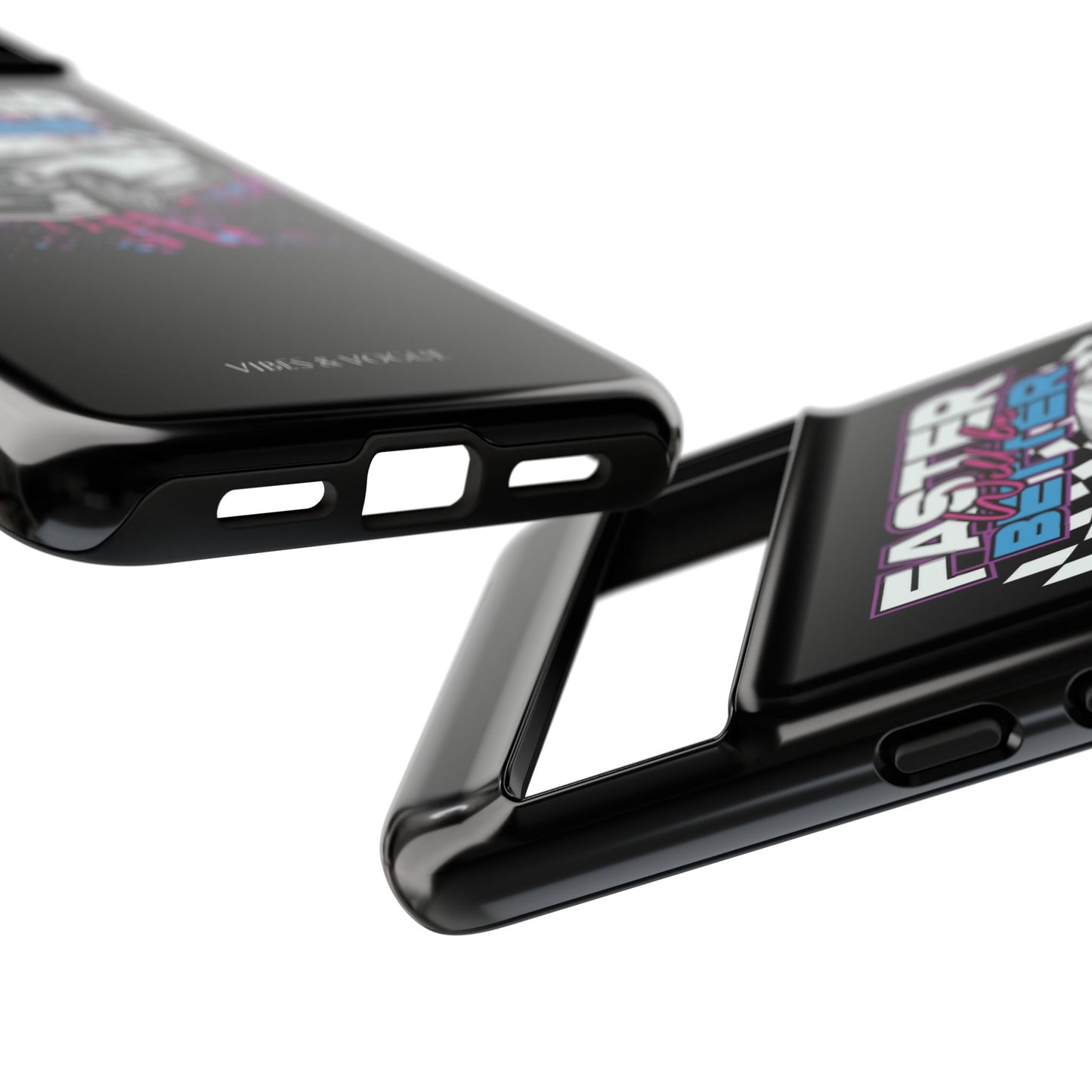 Racing Phone Case - 'Faster Is Better' Design for Car Enthusiasts