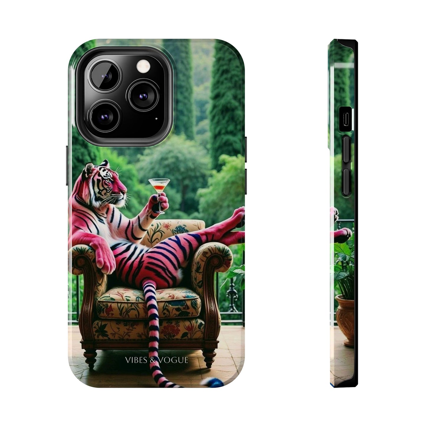 Relaxed Tiger Phone Case | Tough Case for Animal Lovers, Unique Gift for Friends, Stylish Tech Accessories, Fun Phone Cover, Vibrant Design