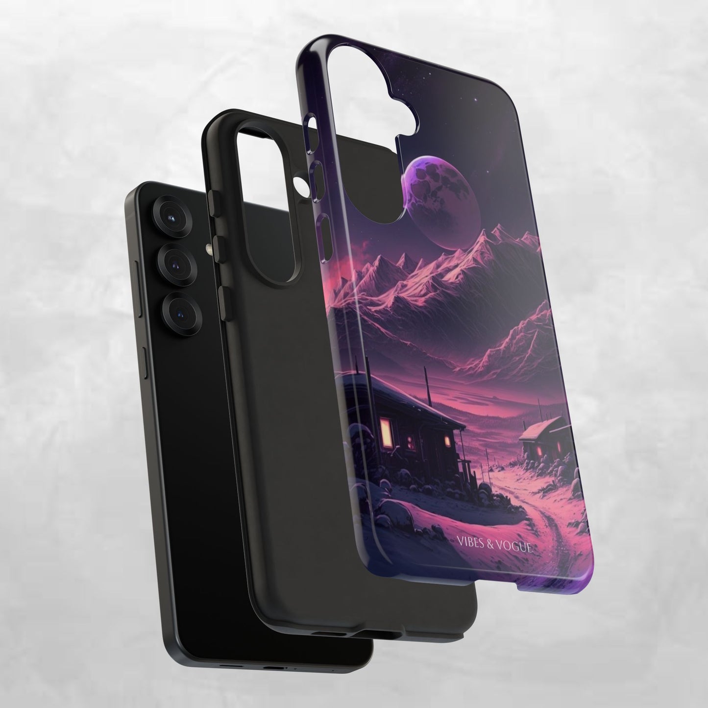 Futuristic Phone Case, Galaxy Aesthetic, Cosmic Art, Stylish Protection, Gifts for Tech Lovers
