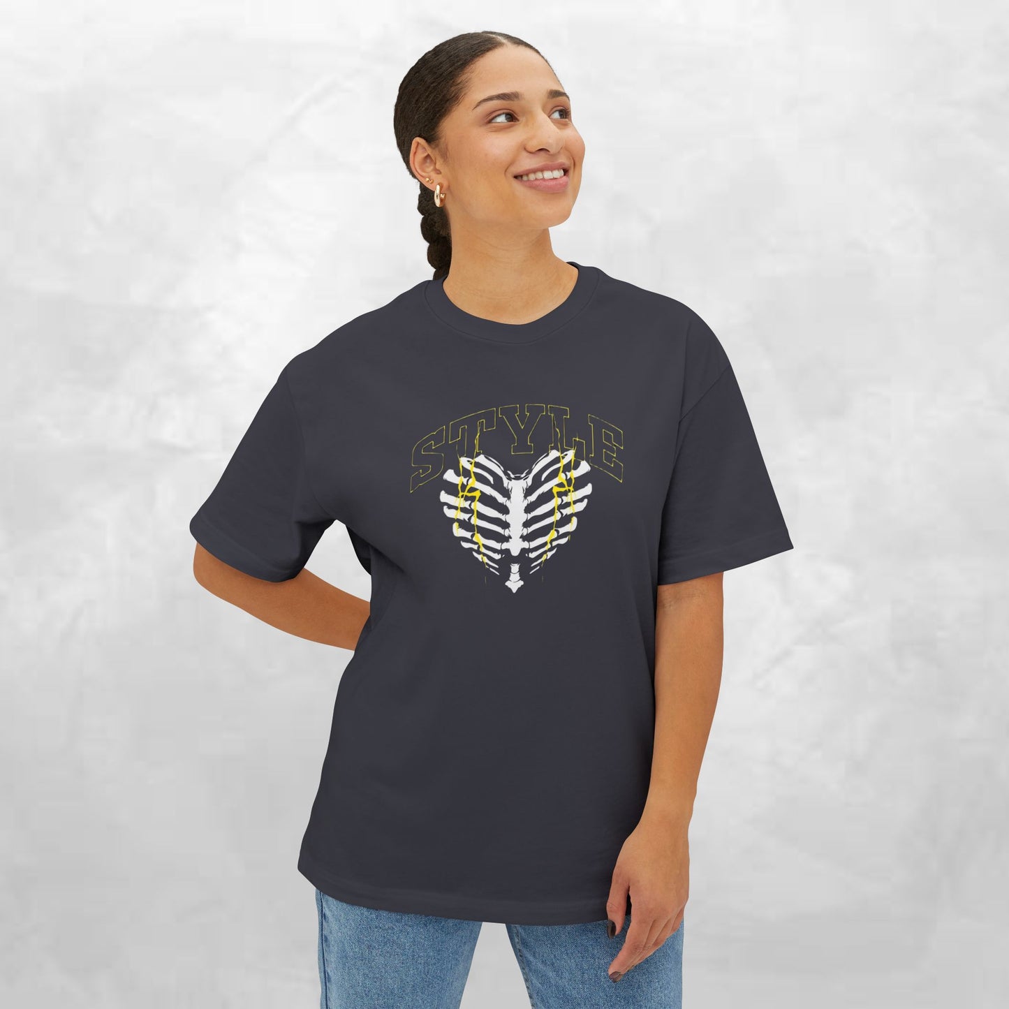 Stylish Oversized Boxy Tee for Trendy Comfort, Urban Fashion, Streetwear, Casual Vibes, Unisex Gift, Everyday Wear