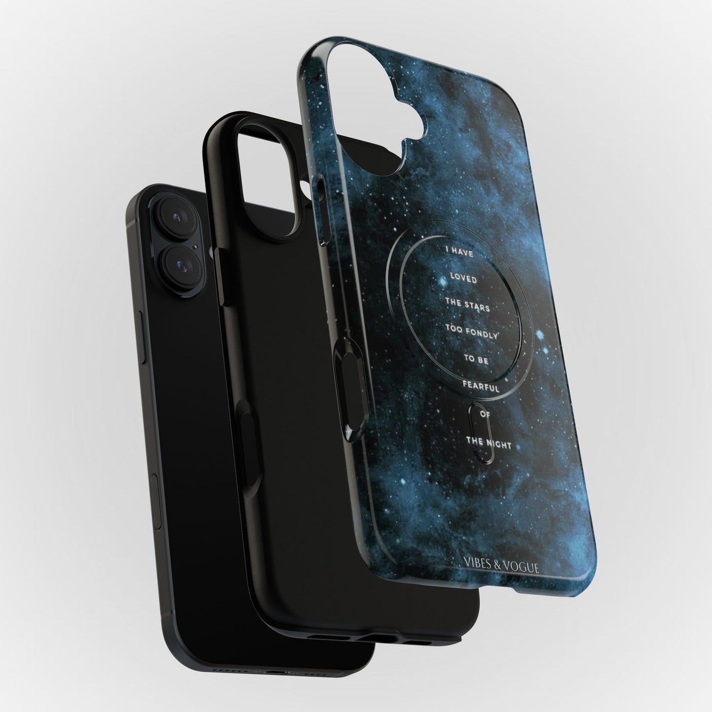 Galaxy-Inspired Tough Magnetic Phone Case - "I Have Loved the Stars"