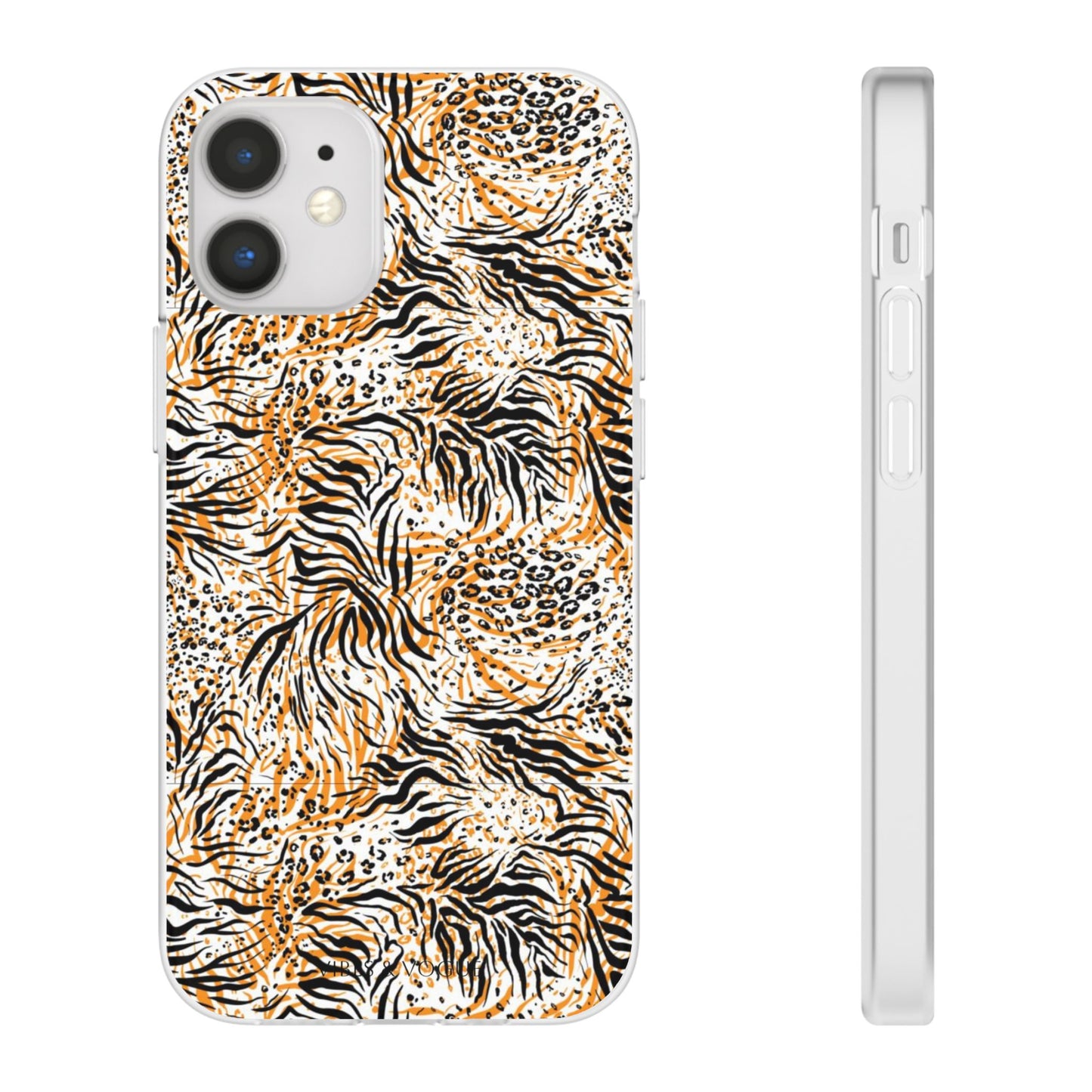 Wild Animal Print Flexi Case for iPhone - Fierce & Trendy Design