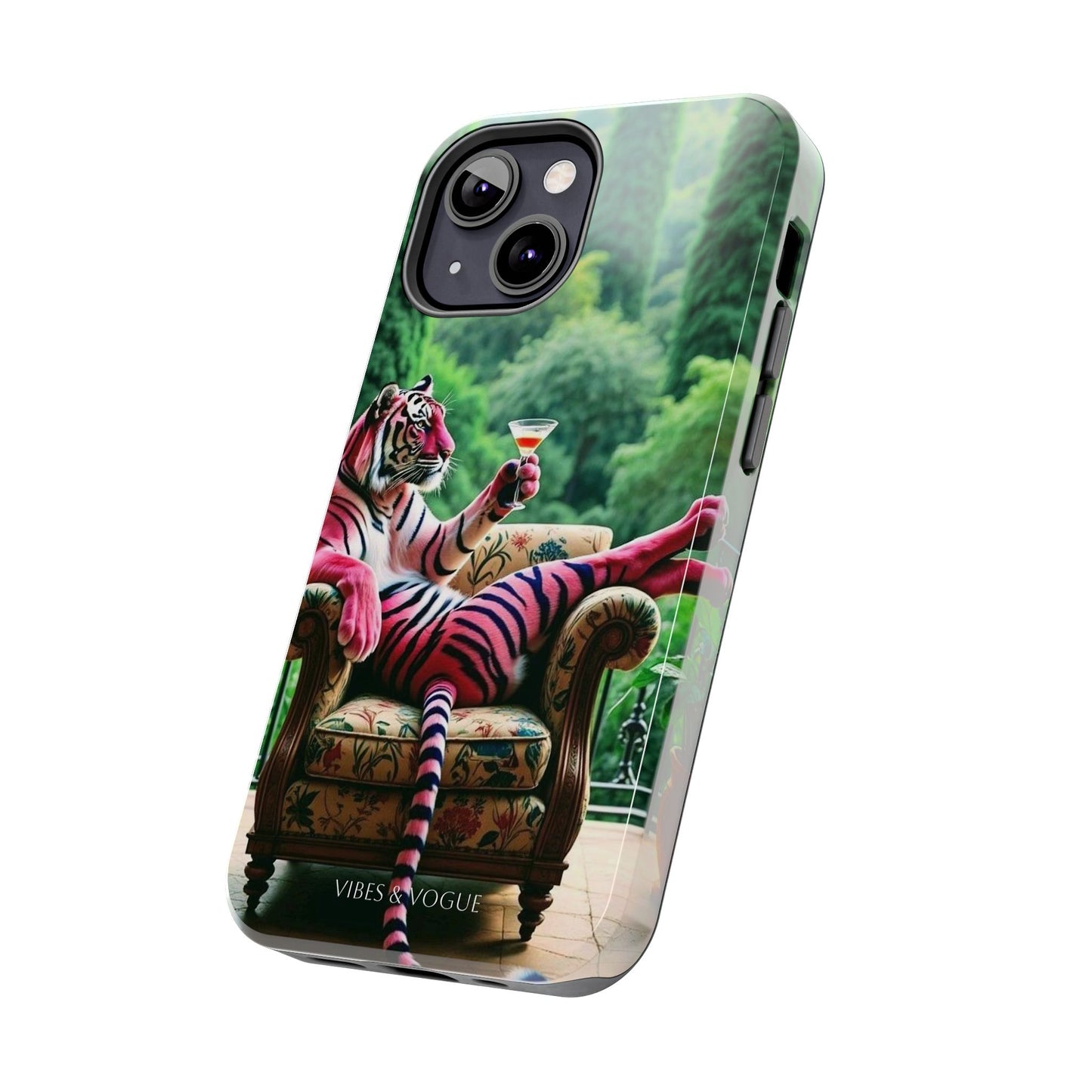Relaxed Tiger Phone Case | Tough Case for Animal Lovers, Unique Gift for Friends, Stylish Tech Accessories, Fun Phone Cover, Vibrant Design