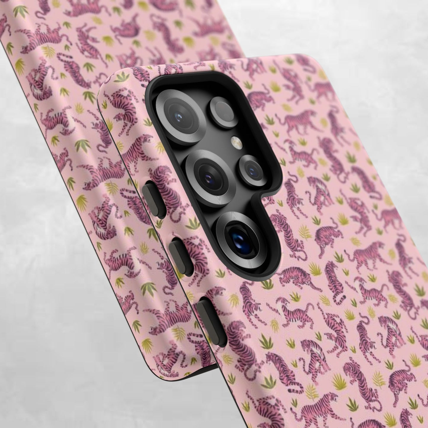 Pink Tiger Pattern Phone Case - Tough Cases