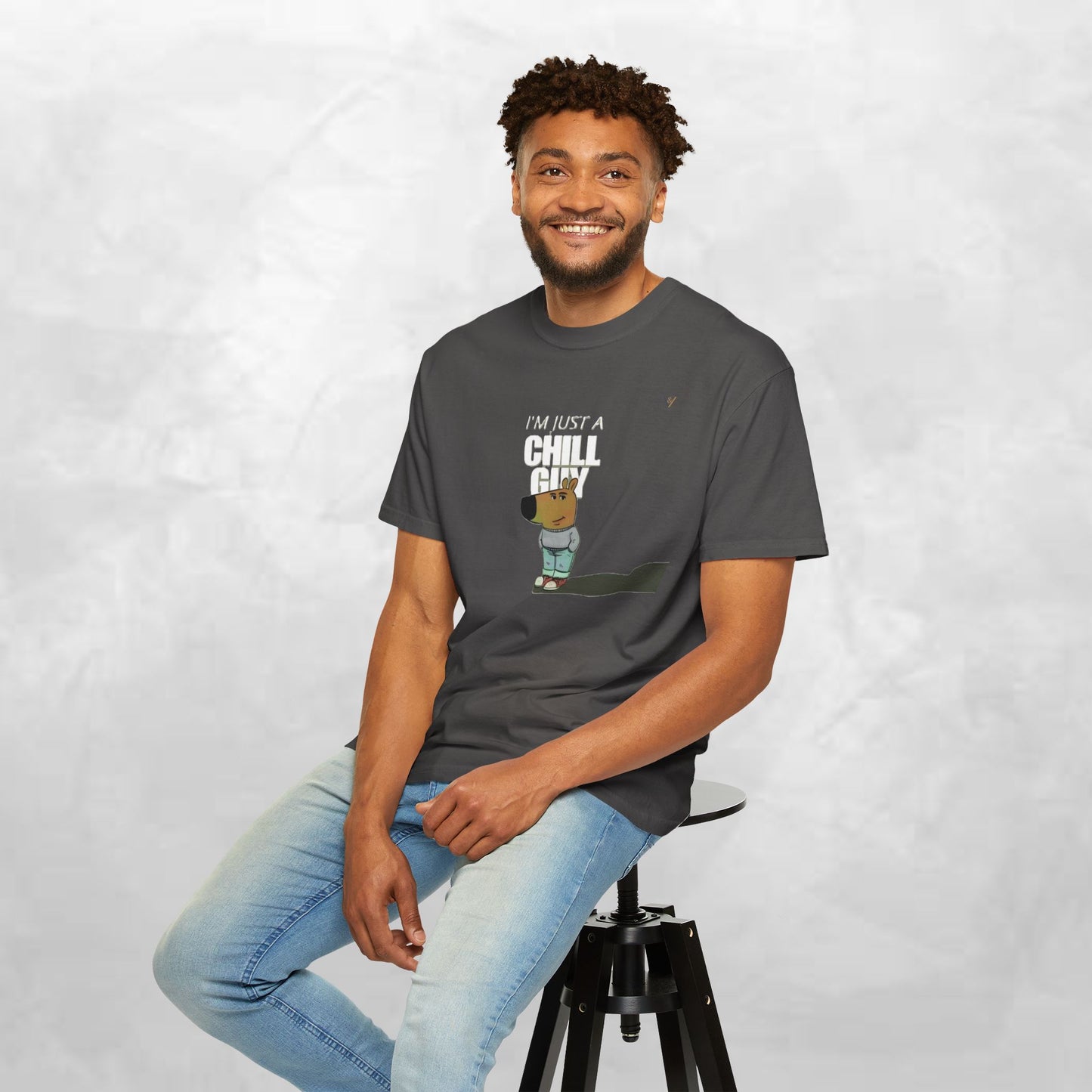 Chill Guy Graphic T-Shirt - Relaxed Unisex Tee for Casual Vibes