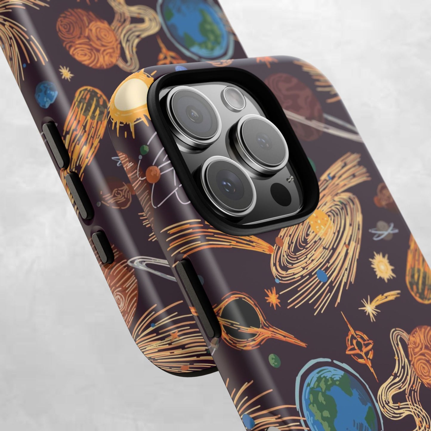 Space-Themed Phone Case - Cosmic Galaxy Design, Durable Protective Cover, Unique Gift, Celestial Lover's Accessory