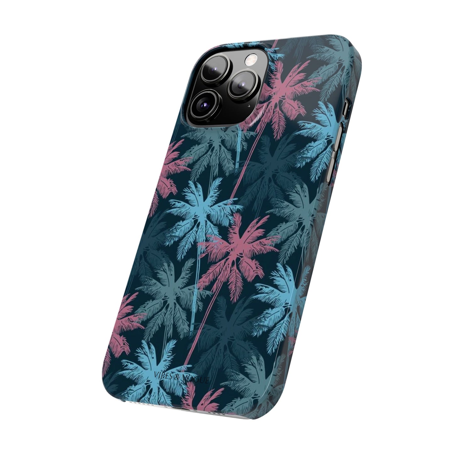 Tropical Vibes Slim Phone Case - Summer Botanical Design
