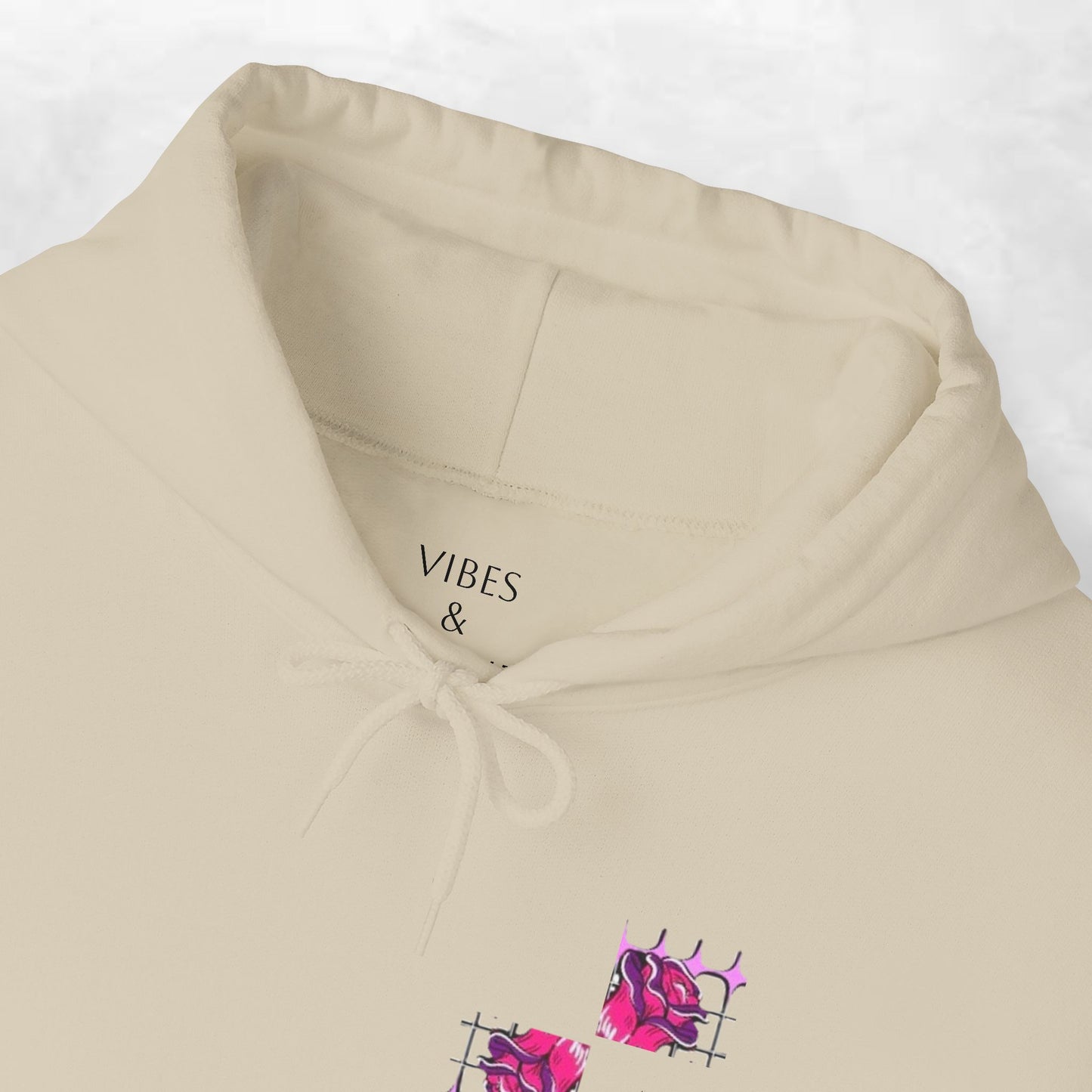 Intuitive Blooms Hoodie, Cozy Sweatshirt, Artistic Apparel, Unique Gift, Comfortable Fashion