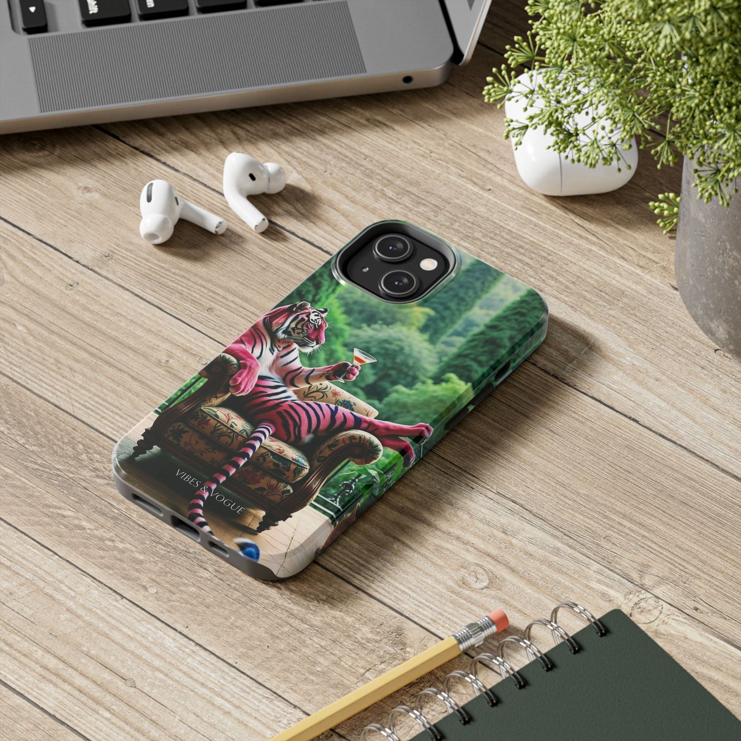 Relaxed Tiger Phone Case | Tough Case for Animal Lovers, Unique Gift for Friends, Stylish Tech Accessories, Fun Phone Cover, Vibrant Design