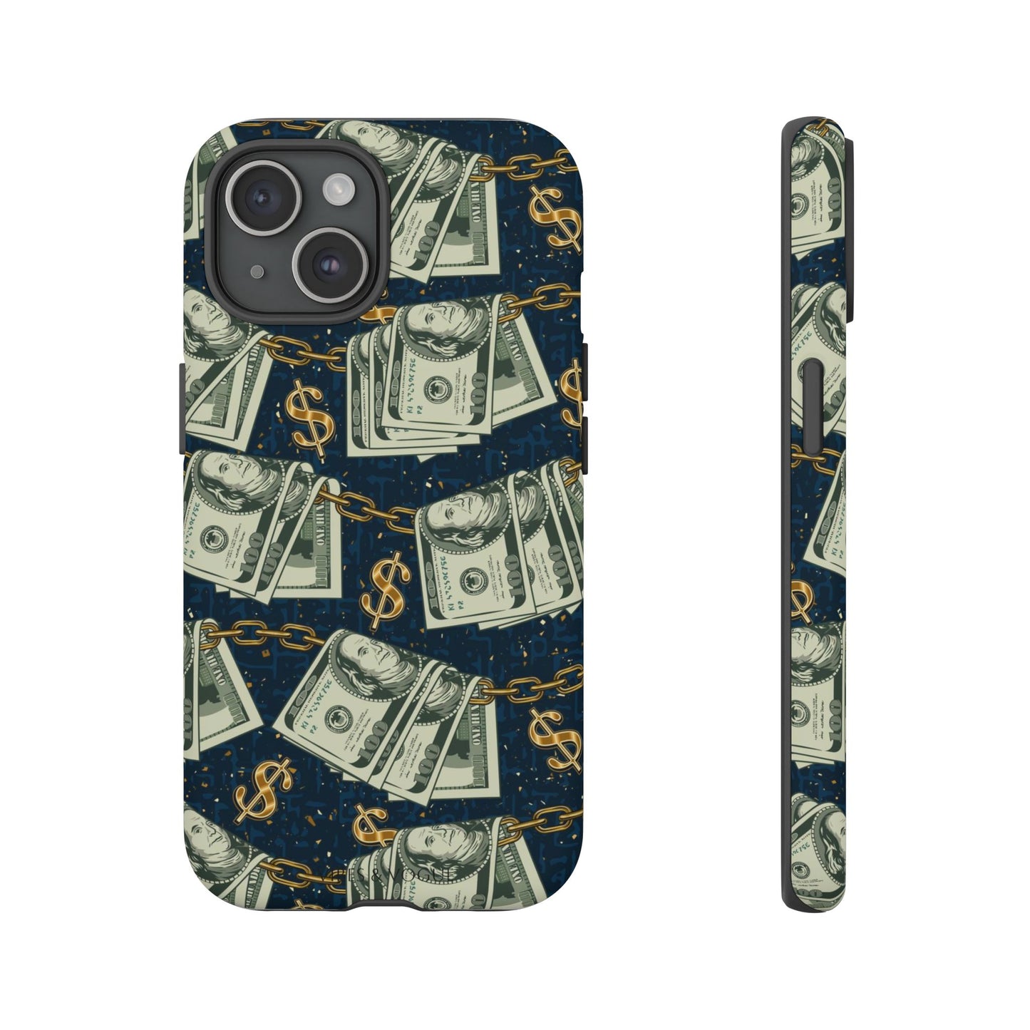 Money Motivation Phone Case, Tough Cases for iPhone, Money Design Phone Accessory, Trendy Tech Gifts, Unique Phone Cover