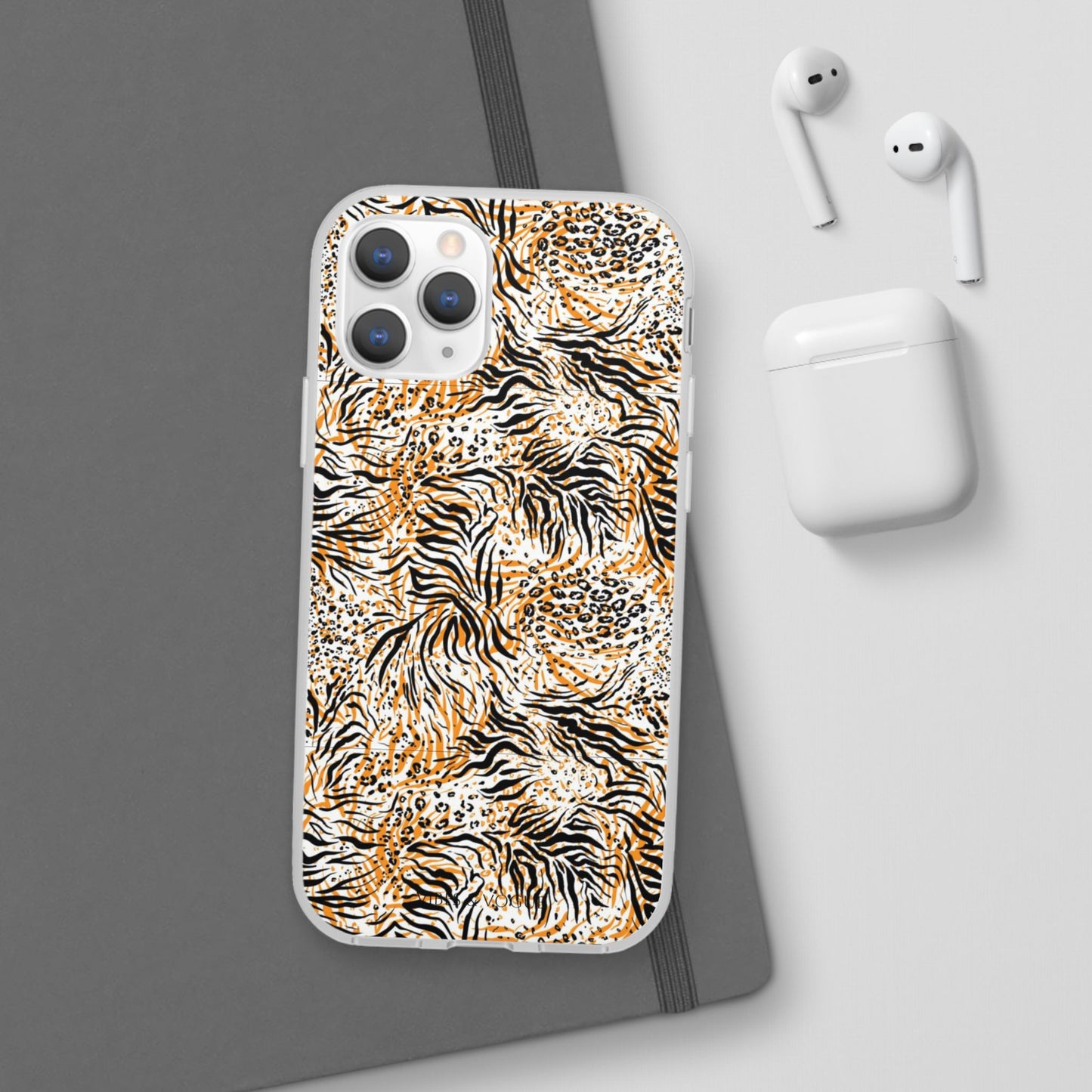 Wild Animal Print Flexi Case for iPhone - Fierce & Trendy Design